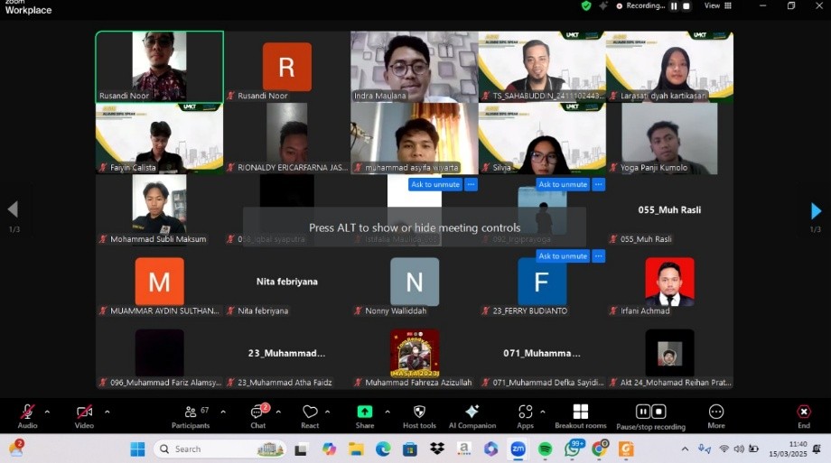 Foto Kegiatan Alumni Sipil Speak