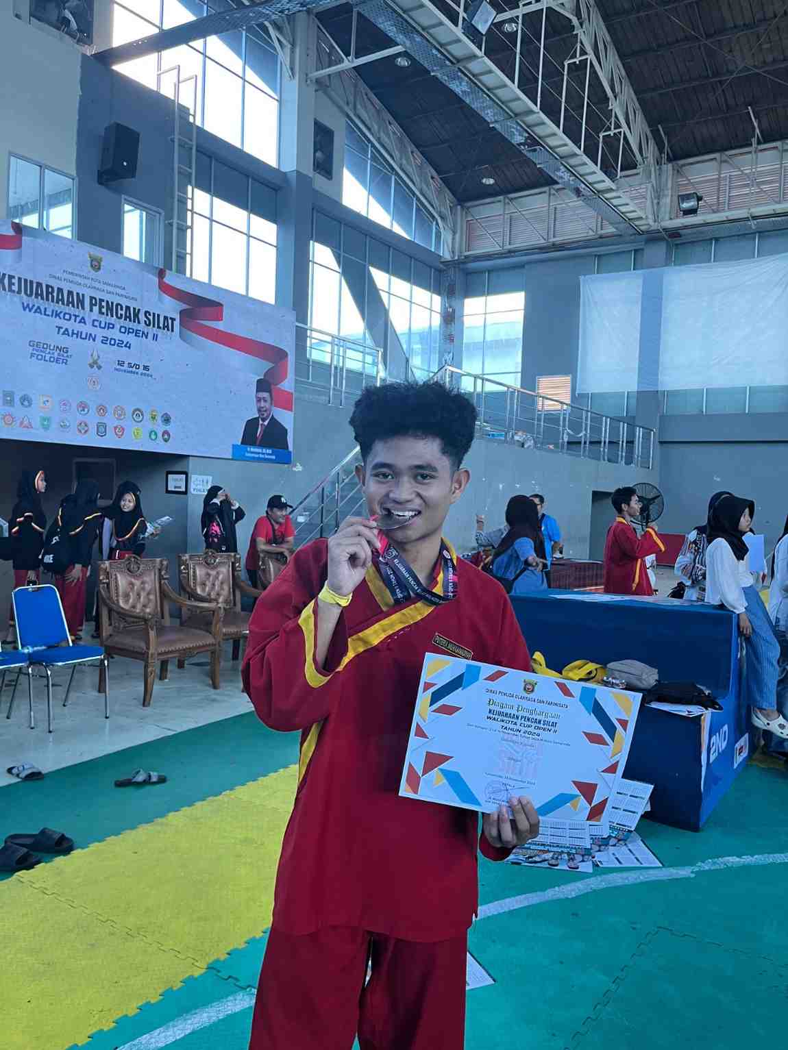 SELAMAT DAN SUKSES KEPADA FADHIL RAMADHAN SALIHUDDIN ATAS RAIHAN MEDALI PERAK DI WALIKOTA CUP OPEN II 2024 SAMARINDA