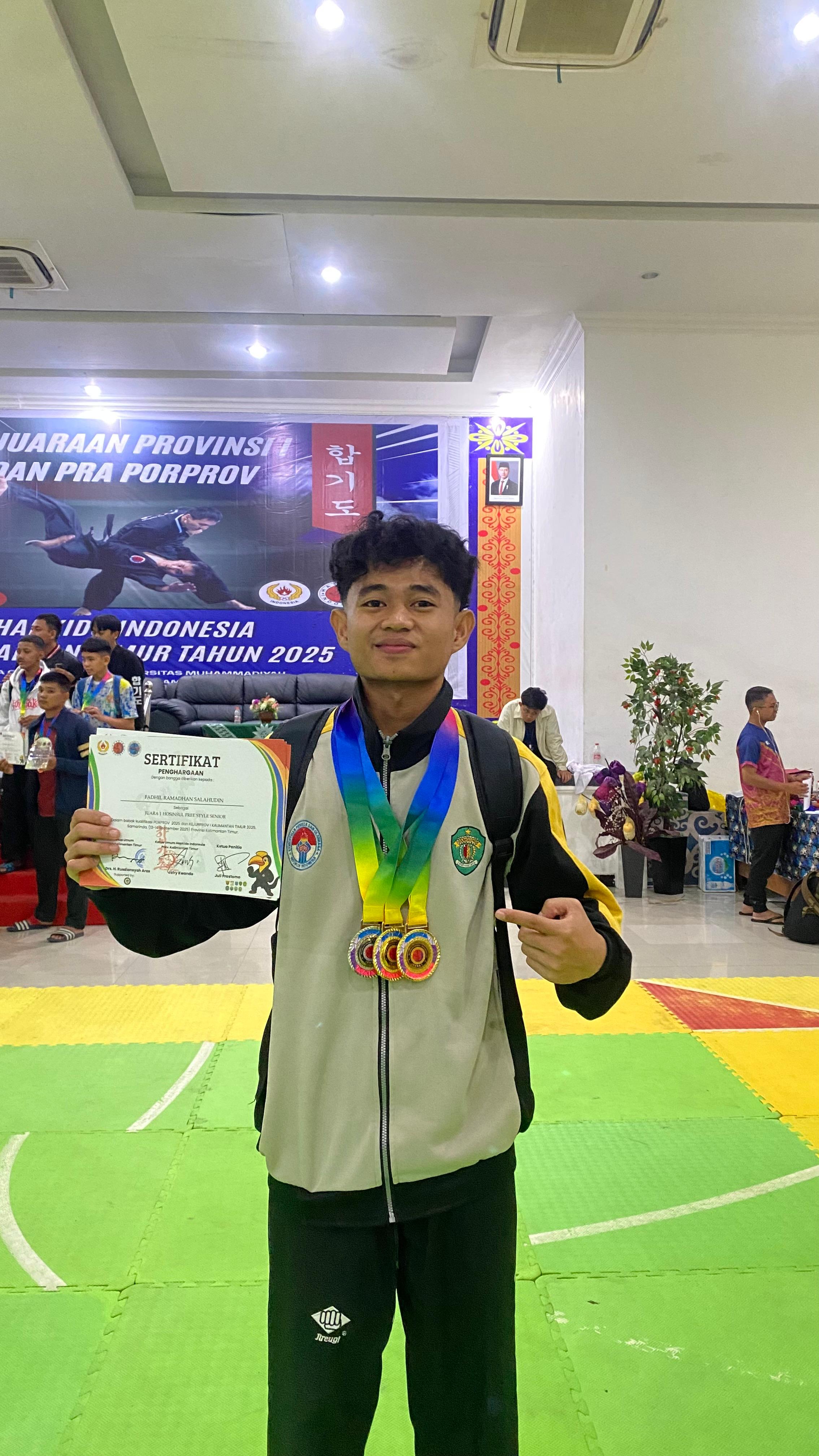 SELAMAT DAN SUKSES KEPADA FADHIL RAMADHAN SALIHUDDIN ATAS RAIHAN MEDALI EMAS DI BABAK KUALIFIKASI PORPOV 2025 & KEJURPROV 1 KALTIM 2025