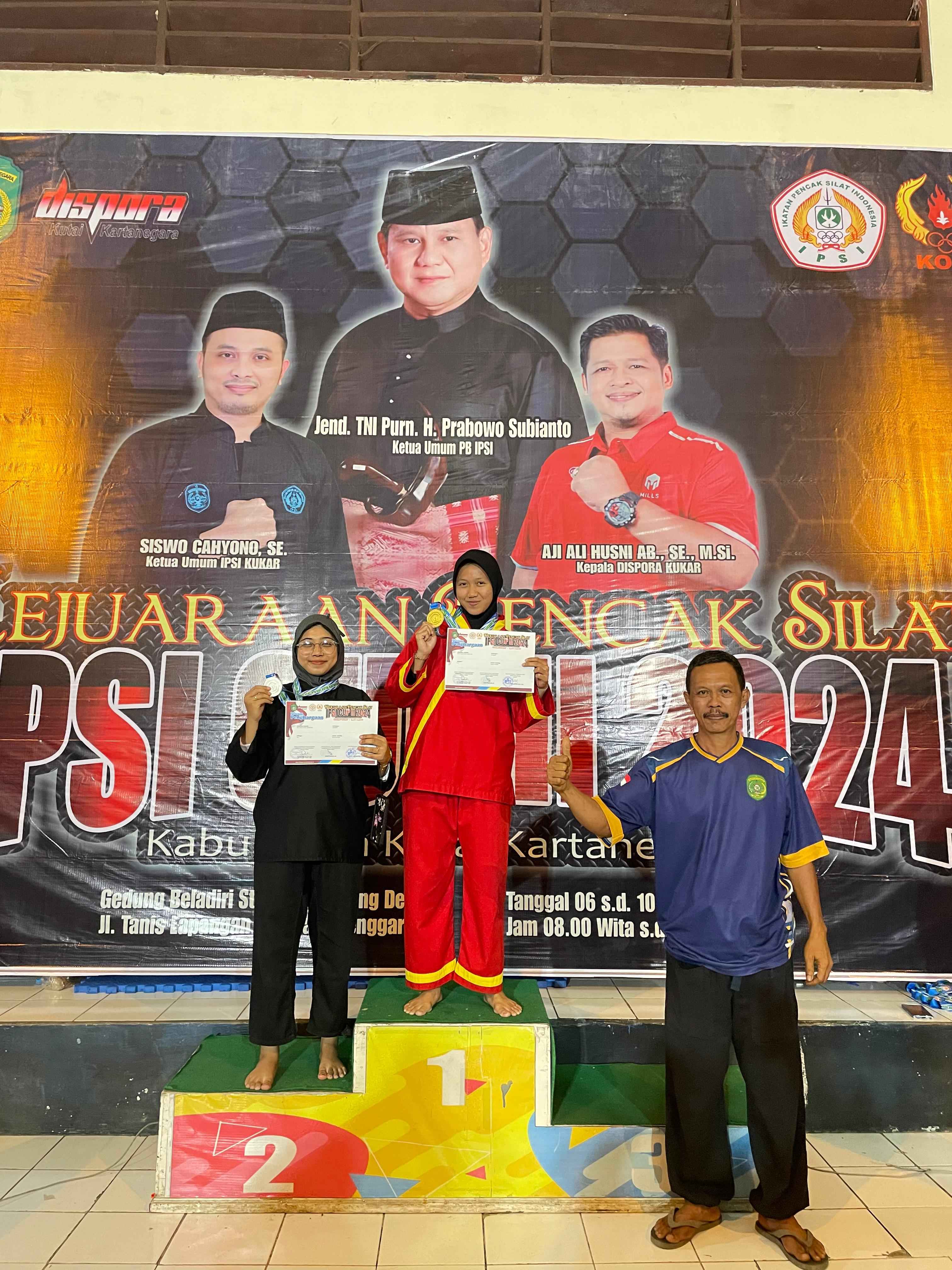 SELAMAT DAN SUKSES KEPADA FITRIA KUSUMA WARGANI ATAS RAIHAN MEDALI EMAS DI IPSI CUP II 2024 KUKAR