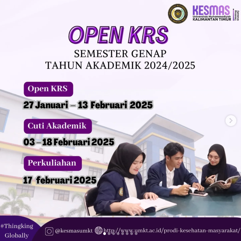 Pengumuman: Jadwal Open KRS Semester Genap Tahun Akademik 2024/2025