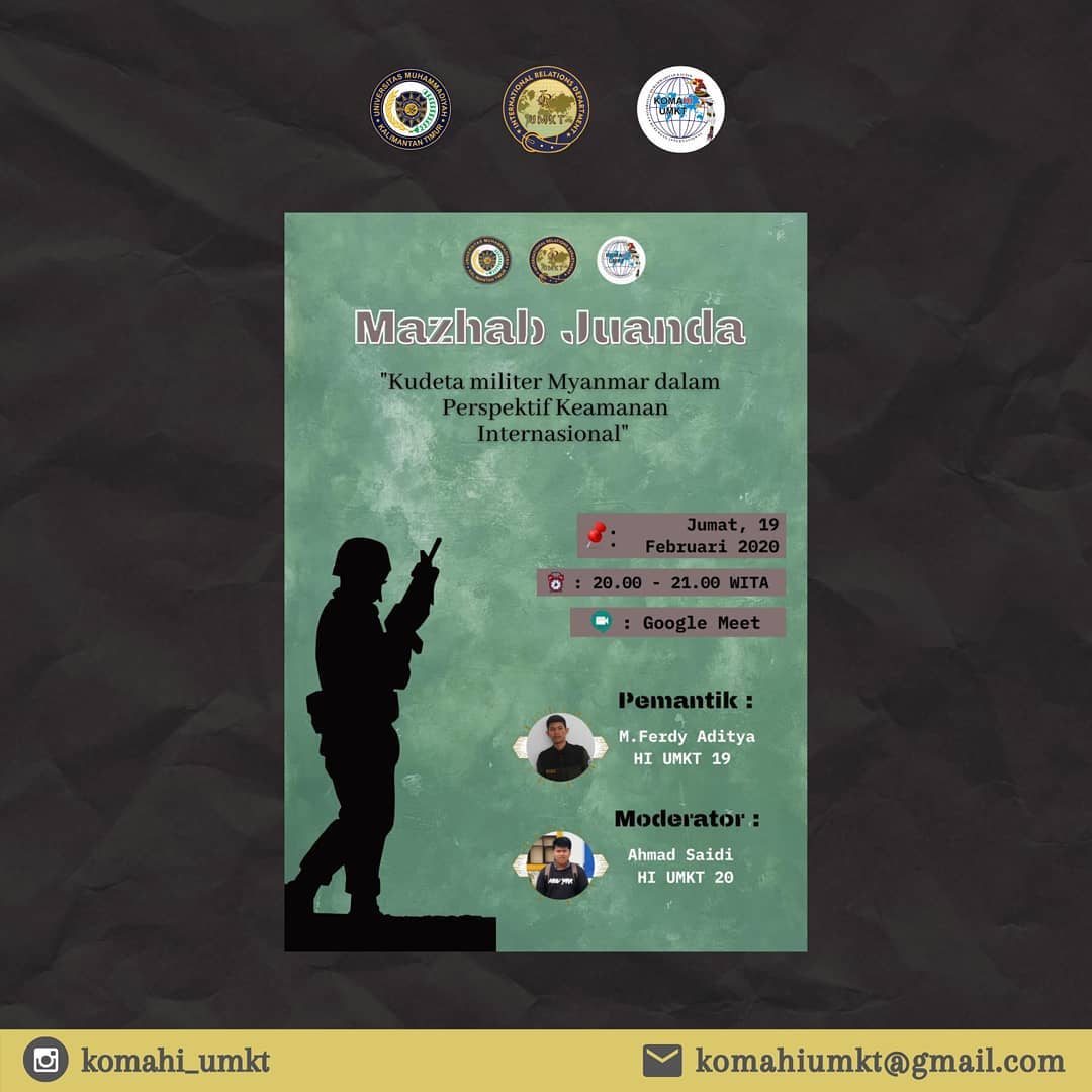 “Kudeta Militer Myanmar Dalam Perspektif Keamanan Internasional”