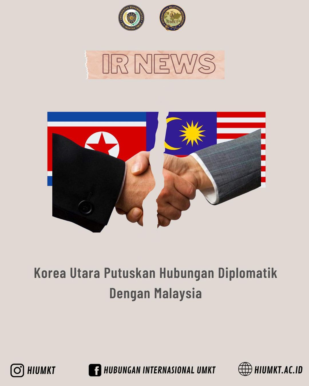 Korea Utara Putuskan Hubungan Diplomatik Dengan Malaysia