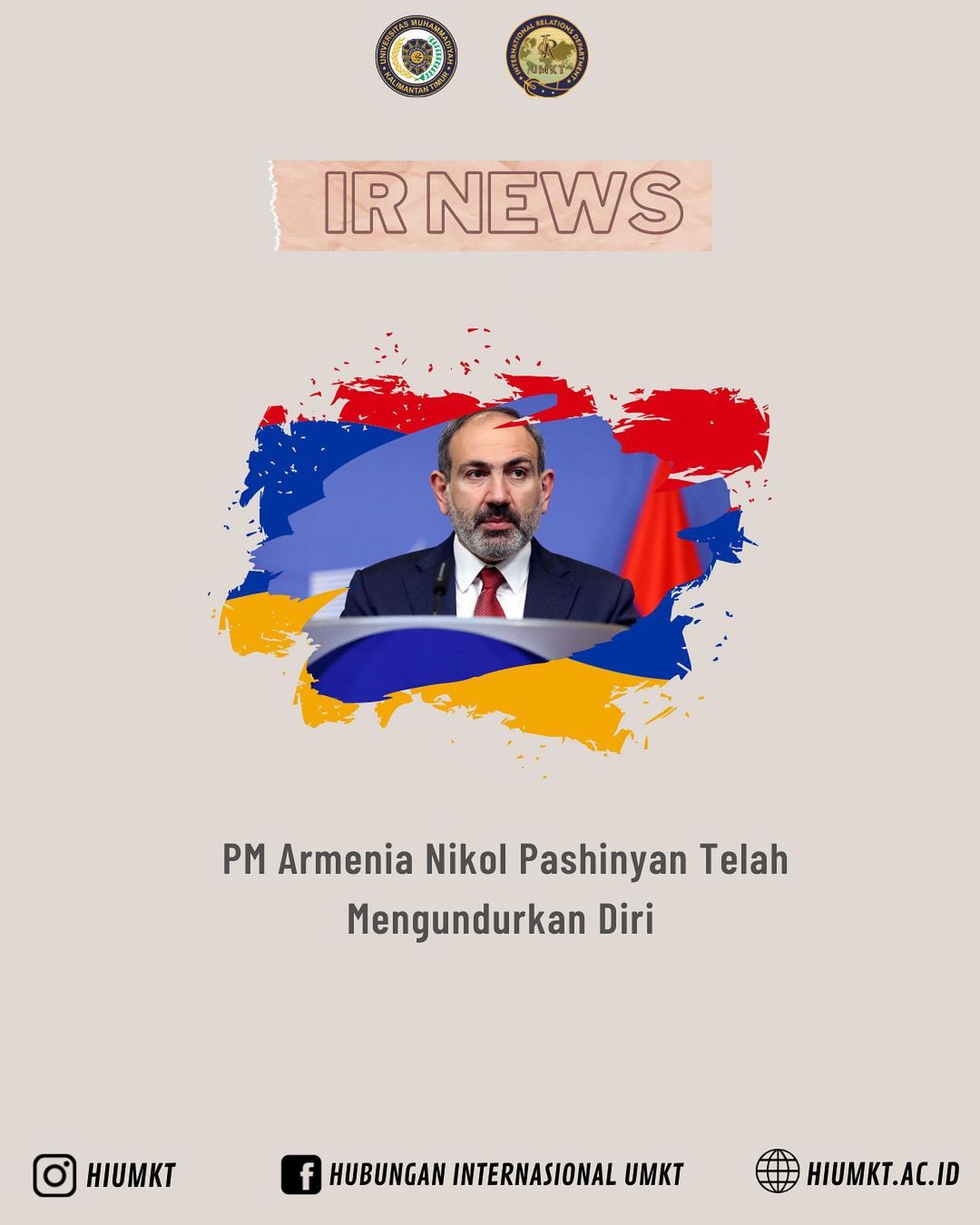 PM Armenia Mengundurkan diri