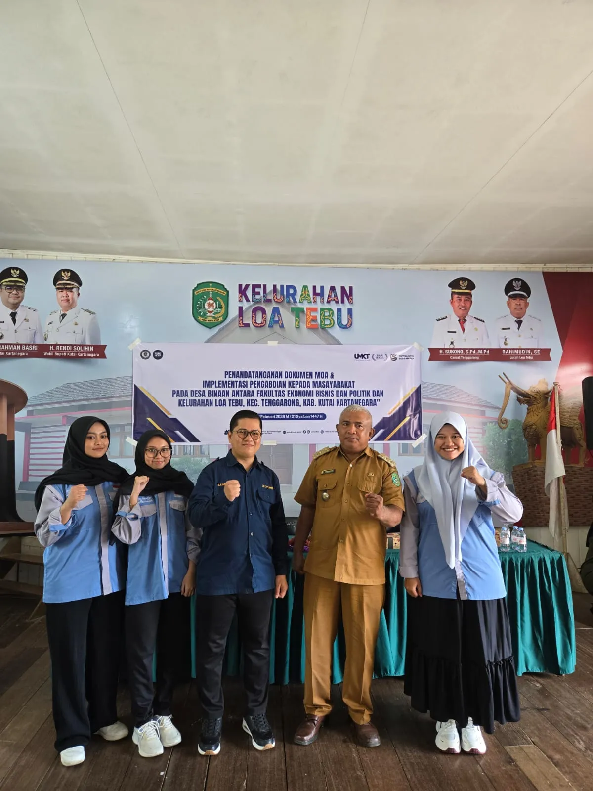 Program Studi S1 Akuntansi dan Himaku Ikut Serta Dalam Penandatanganan MoA & Implementasi Pengabdian Masyarakat Desa Binaan Kelurahan Loa Tebu Kabupaten Kutai Kartanegara