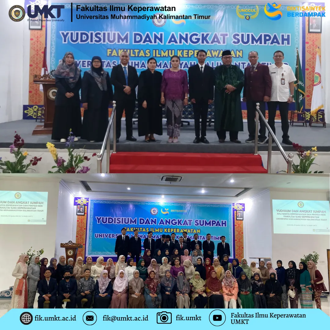 YUDISIUM & ANGKAT SUMPAH FAKULTAS ILMU KEPERAWATAN UNIVERSITAS MUHAMMADIYAH KALIMANTAN TIMUR TAHUN AKADEMIK 2024/2025 GENAP