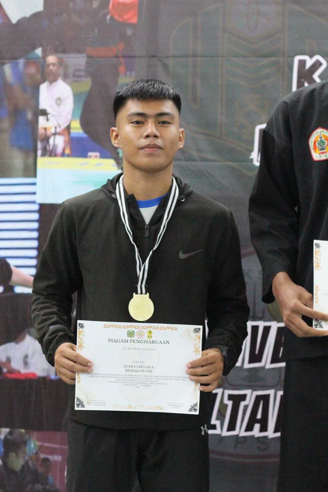SELAMAT DAN SUKSES KEPADA NASRULLAH ATAS RAIHAN MEDALI PERAK DI KEJUARAAN PENCAK SILAT REKTOR CUP II UINSI 2024