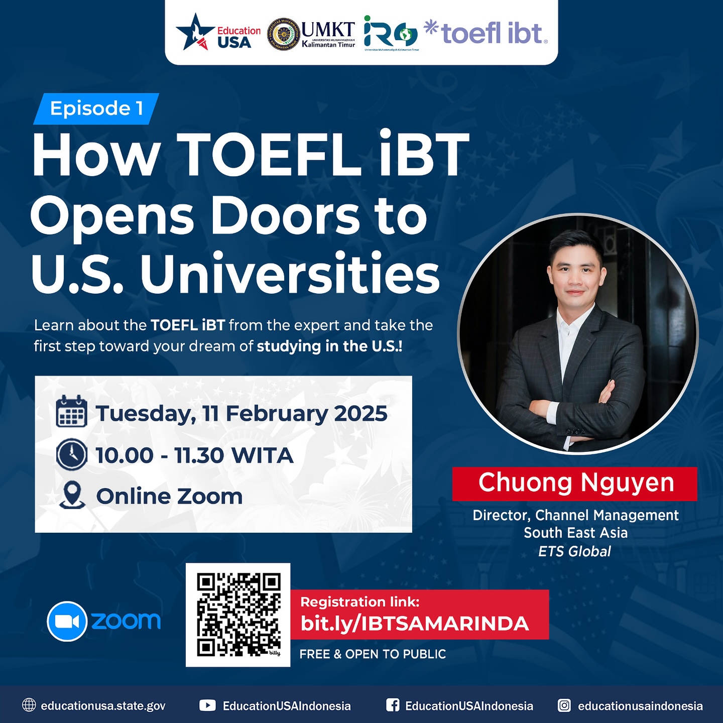 Seminar bersama ETS Global Sukses Digelar, mahasiswa UMKT siap melangkah ke luar negeri!