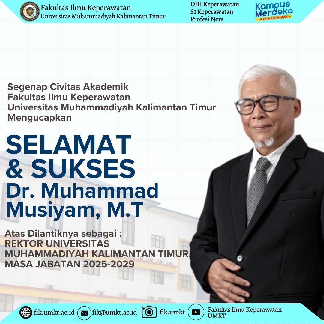 SELAMAT DAN SUKSES ATAS PELANTIKAN REKTOR UMKT PERIODE 2025-2029