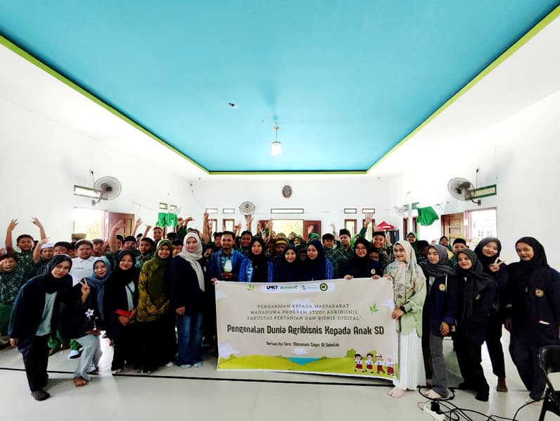 FPBD UMKT Tanah Grogot Perkenalkan Agribisnis ke Murid Sekolah Dasar