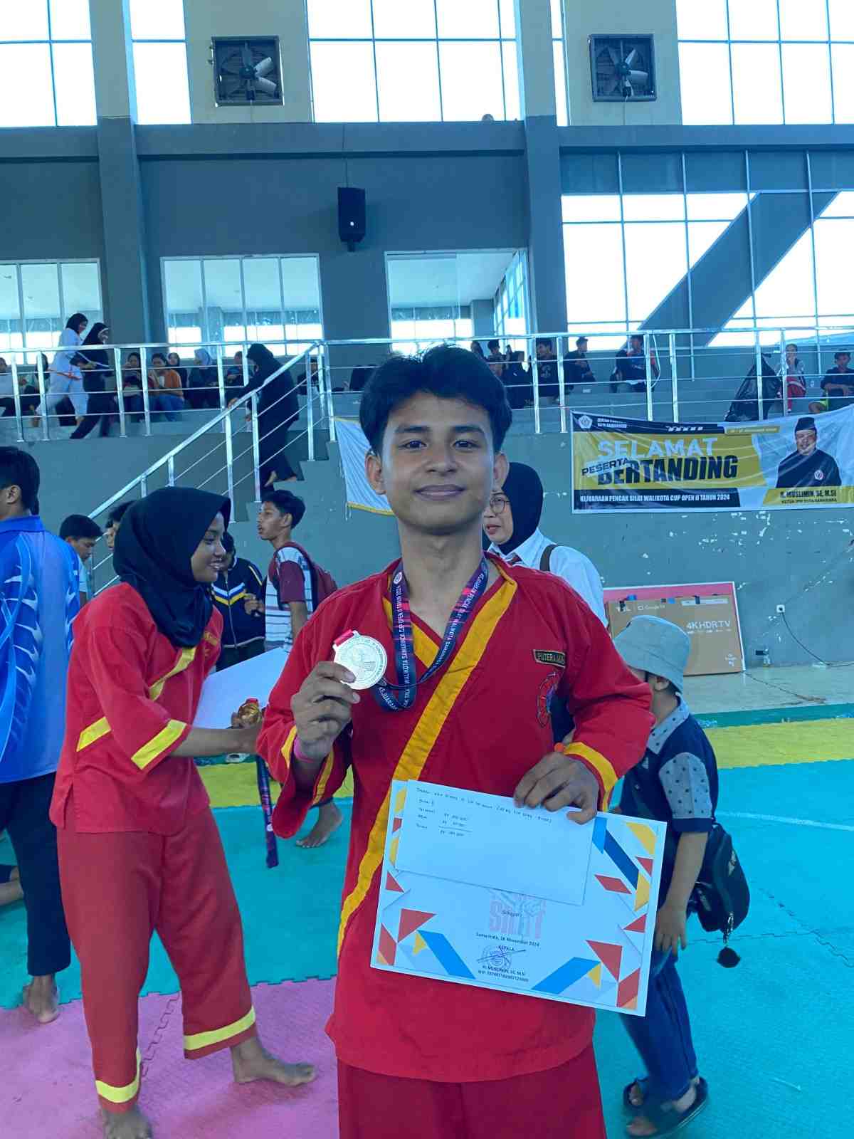 SELAMAT DAN SUKSES KEPADA MUHAMMAD FATIR ALVARAZI  ATAS RAIHAN MEDALI PERAK DI WALIKOTA CUP OPEN II 2024 SAMARINDA