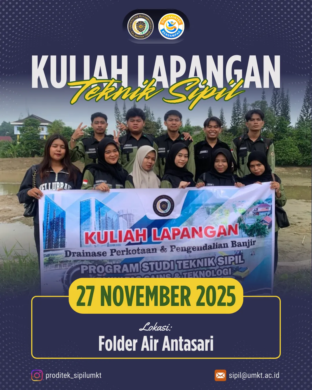 Kuliah Lapangan Berlokasi di Folder Air Antasari