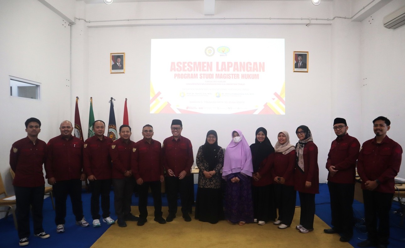 Asesmen Lapangan Program Studi Magister Hukum Universitas Muhammadiyah Kalimantan Timur