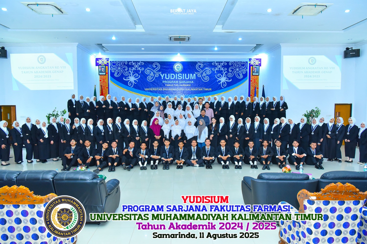 Yudisium Fakultas Farmasi UMKT Tahun Akademik 2024/2025, Wakil Rektor I: Bekal Penting Menapaki Kehidupan Baru