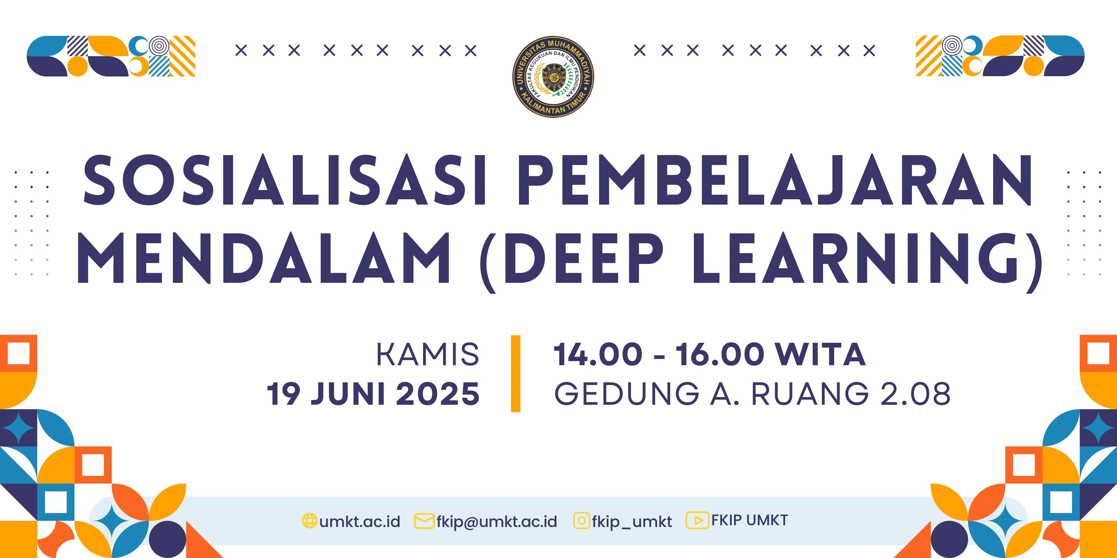 FKIP UMKT Gelar Sosialisasi Pembelajaran Mendalam Bersama Guru-Guru Samarinda