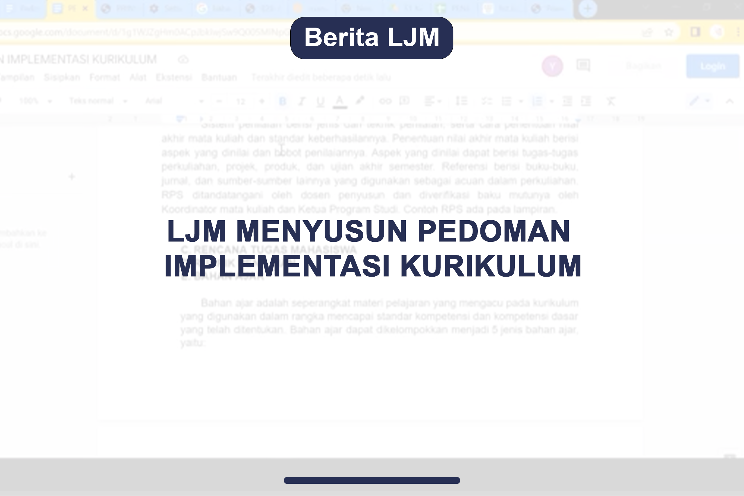 LJM Menyusun Pedoman Implementasi Kurikulum