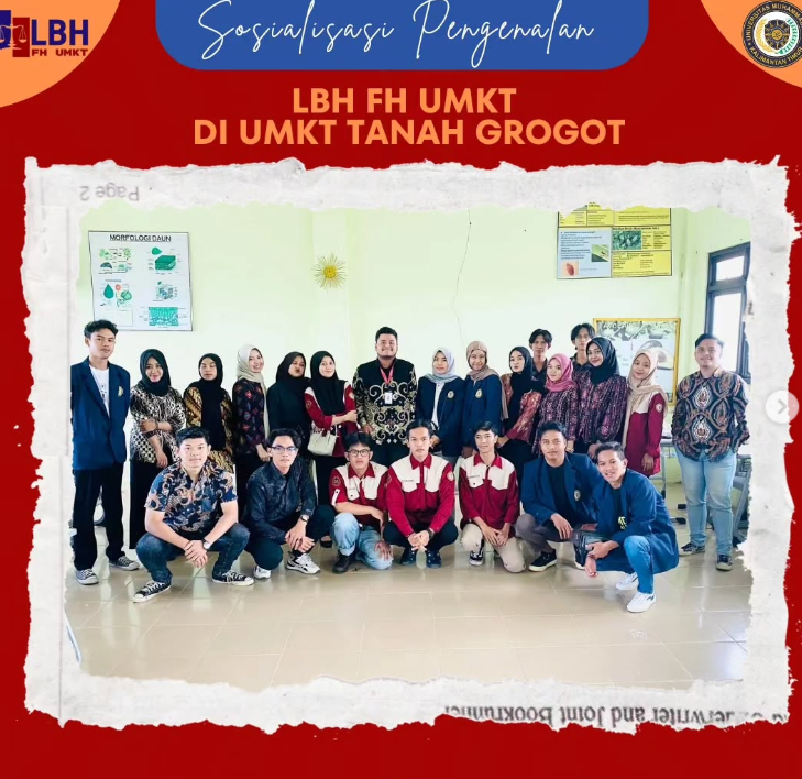 Sosialisasi Pengenalan LBH FH UMKT di Kampus UMKT Tanah Grogot
