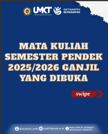 PENGUMUMAN PENGAMBILAN KRS SEMESTER PENDEK GANJIL TA 2025-2026