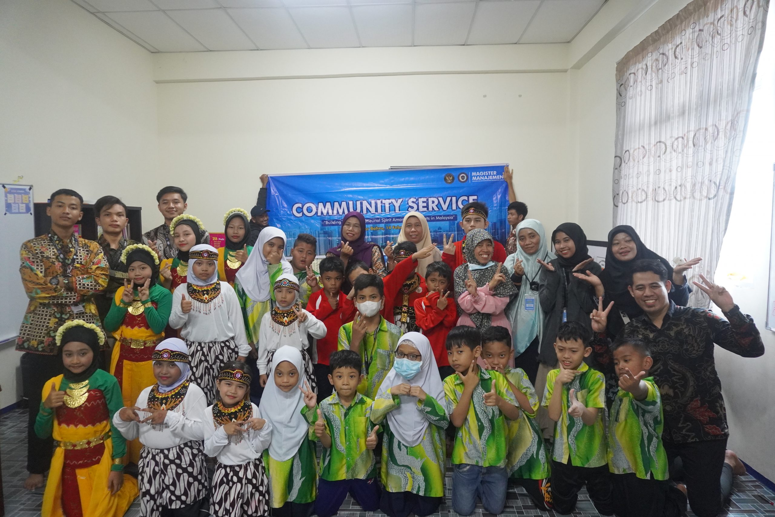 Magister Manajemen melakukan Pengabdian Masyarakat di “Indonesian Community Center Muar”