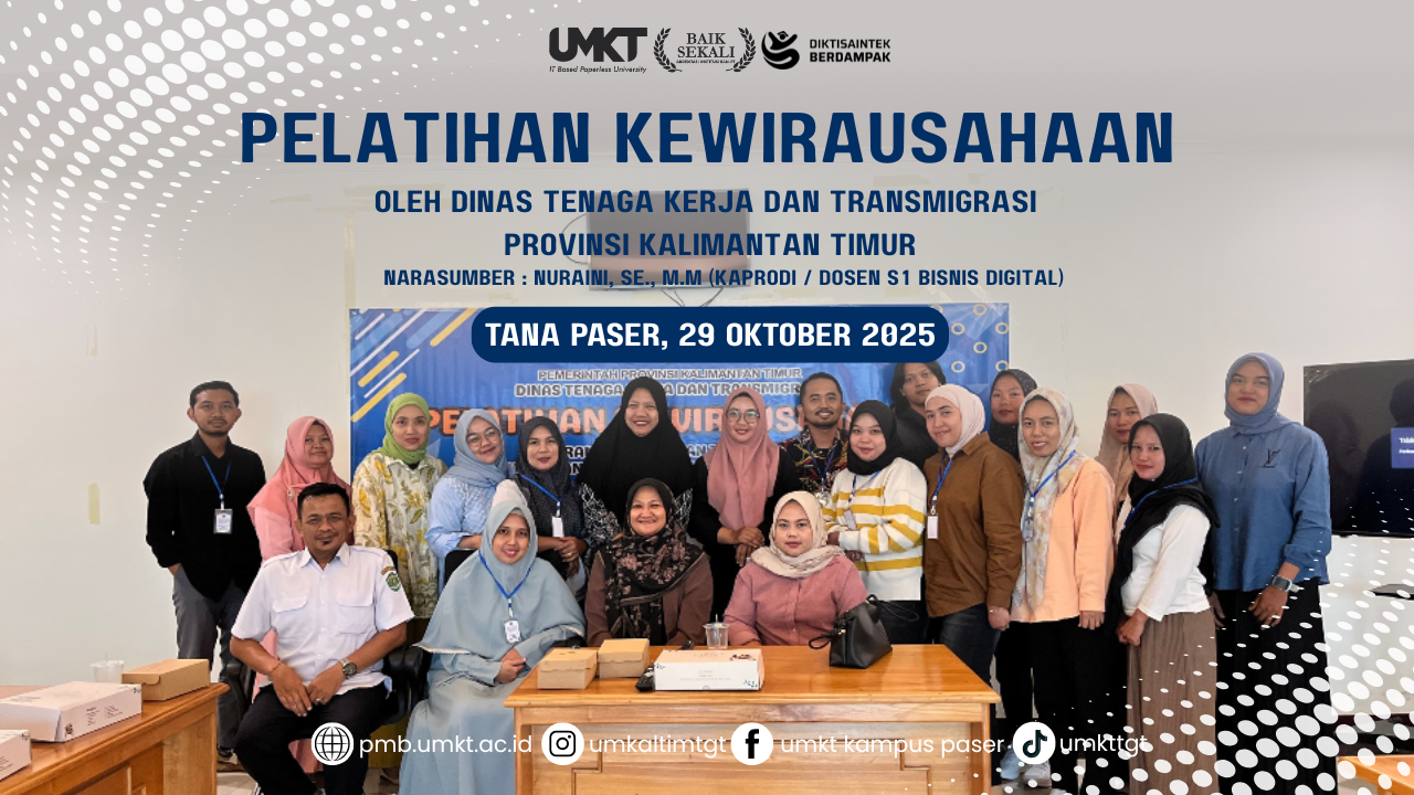 Disnakertrans Kaltim Gelar Pelatihan Kewirausahaan, UMKT Beri Pembekalan