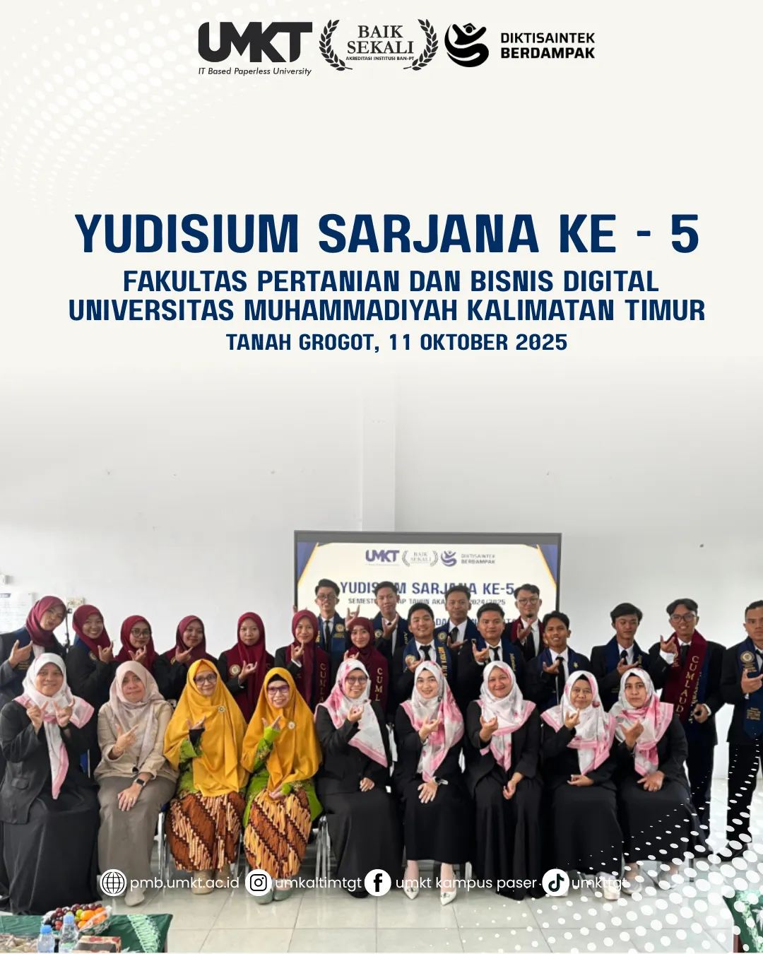 UMKT FPBD Gelar Yudisium, Cetak Lulusan Unggul di Bidang Agribisnis dan Agroteknologi