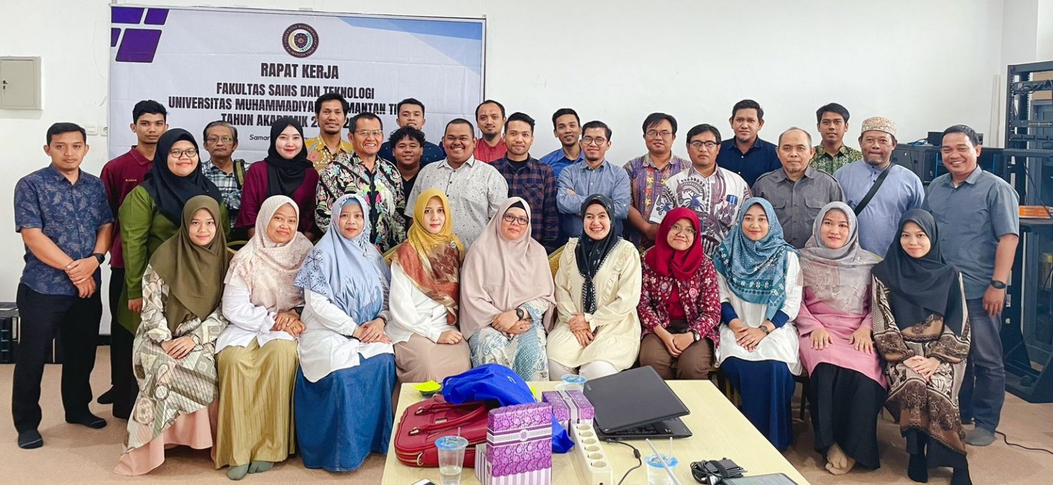 Rapat Kerja Fakultas Sains Dan Teknologi  Universitas Muhammadiyah Kalimantan Timur Tahun Akademik 2023/2024