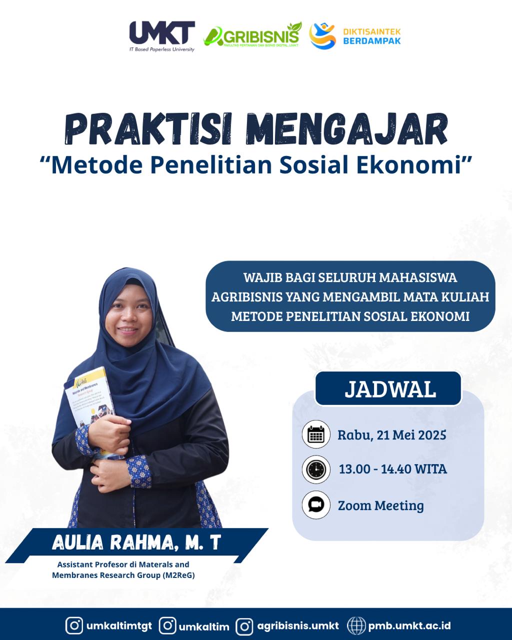 Kupas Tuntas Penulisan Skripsi: Prodi Agribisnis Mendatangkan Praktisi Berbagi Ilmu Metode Penelitian