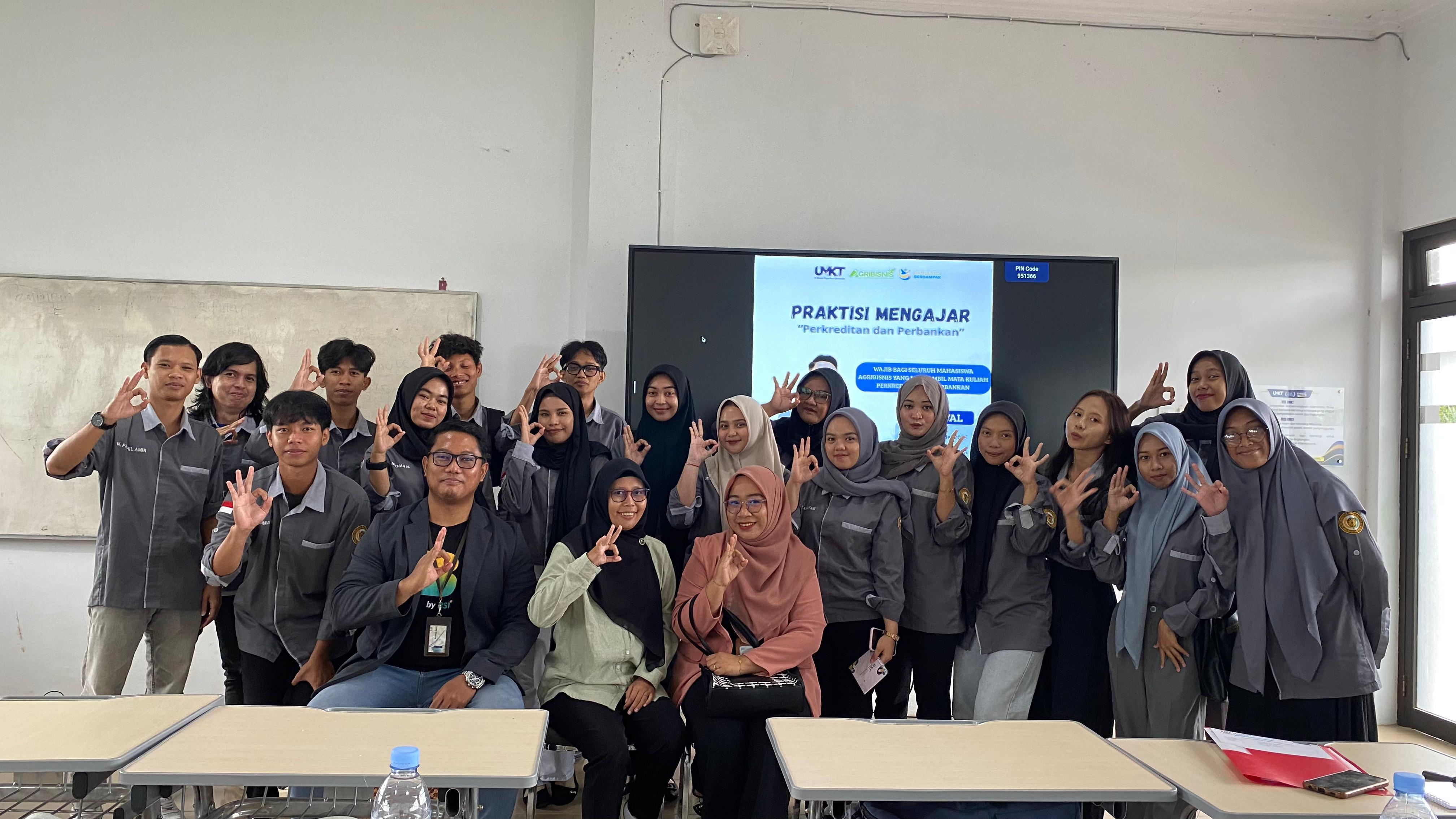 Dalam Upaya peningkatan Pemahaman Seputar Perkreditan Dan Perbankan, Prodi Agribisnis Mendatangkan Praktisi Mengajar