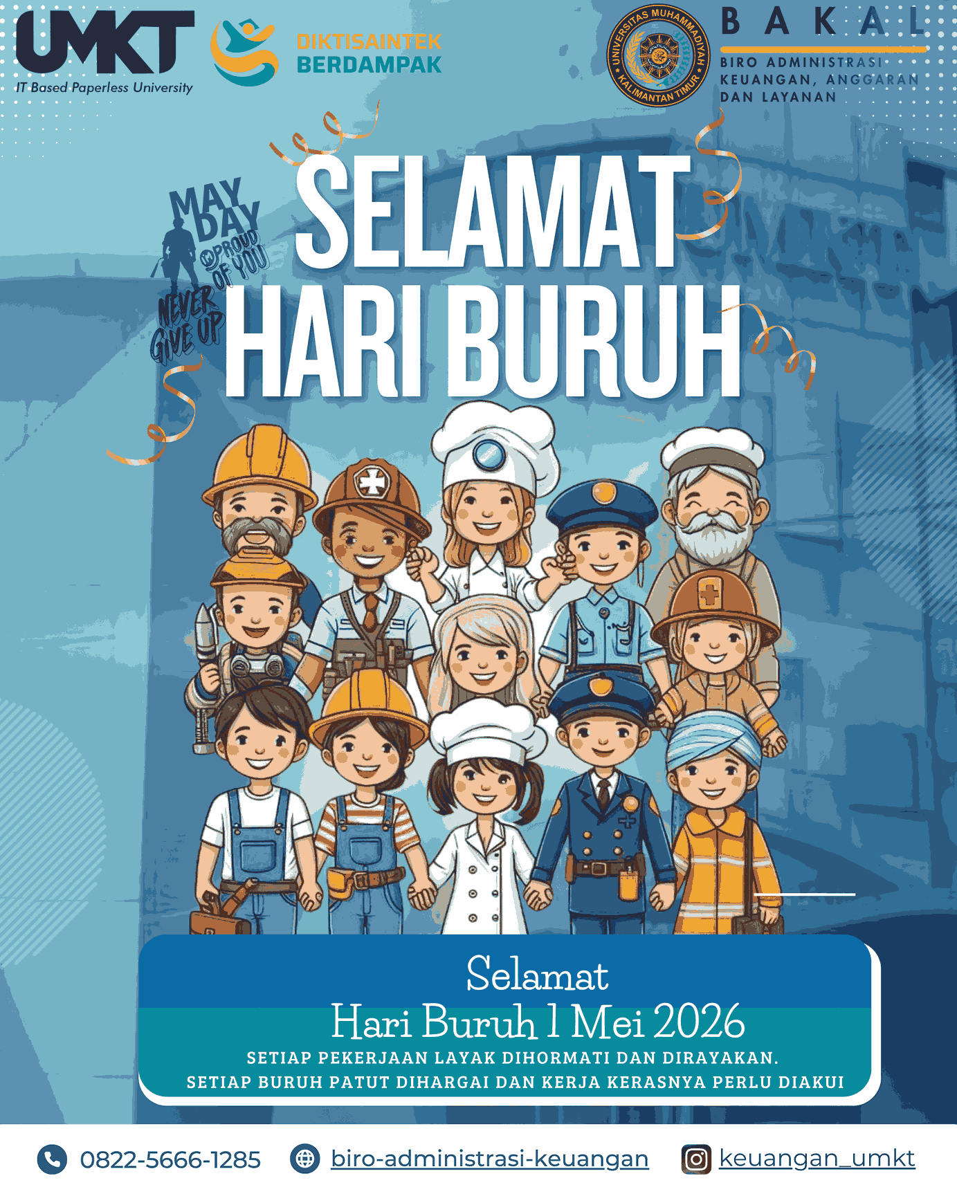 SELAMAT HARI BURUH NASIONAL 1 MEI 2026
