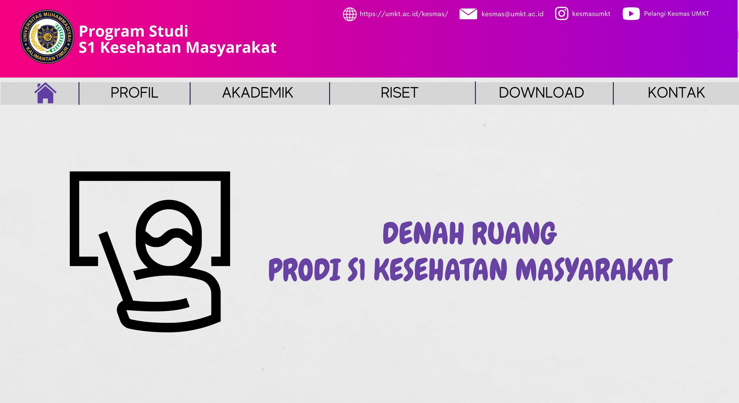 Denah Ruangan Prodi S1 Kesehatan Masyarakat