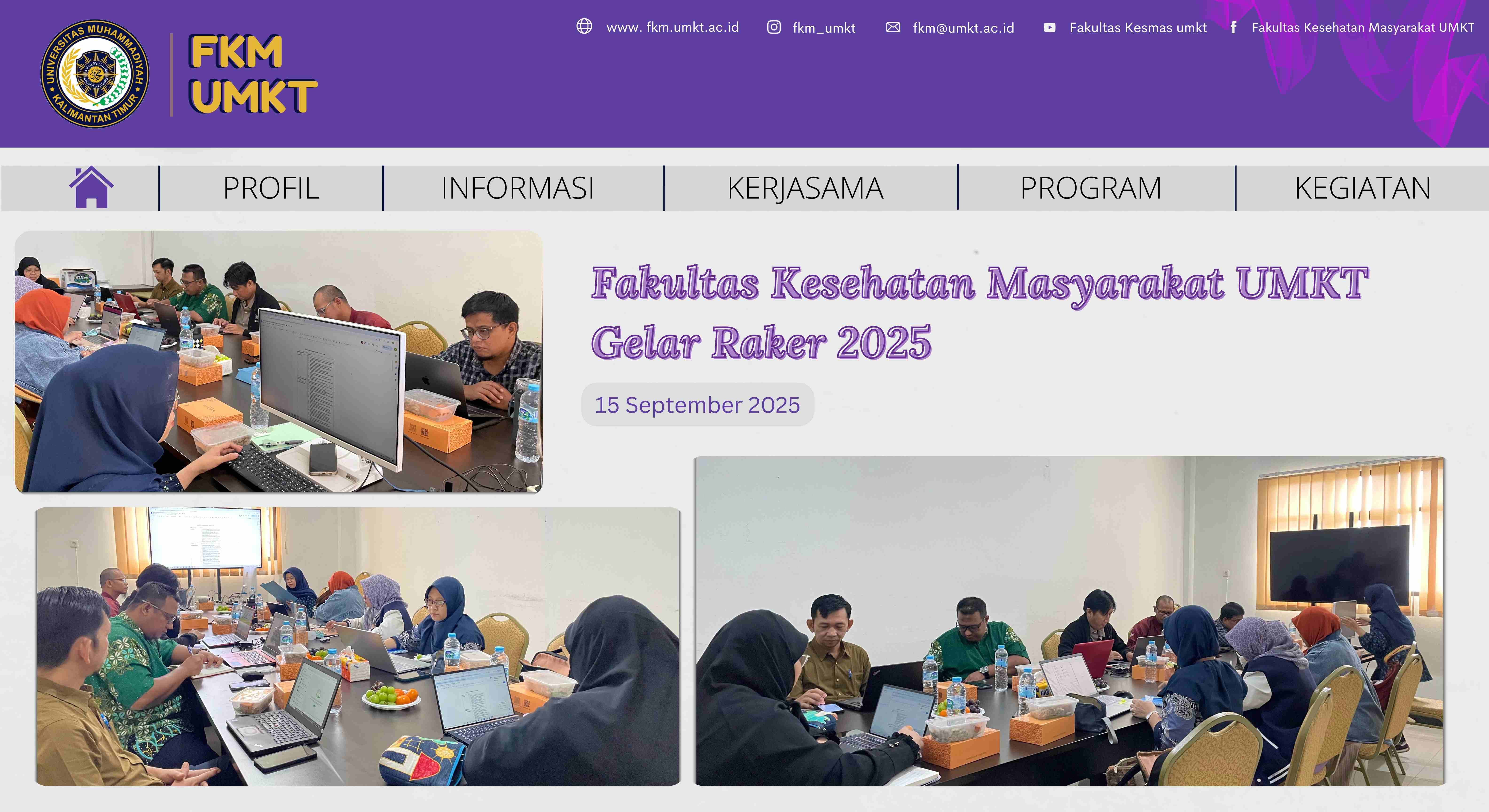 Fakultas Kesehatan Masyarakat UMKT Gelar Raker 2025