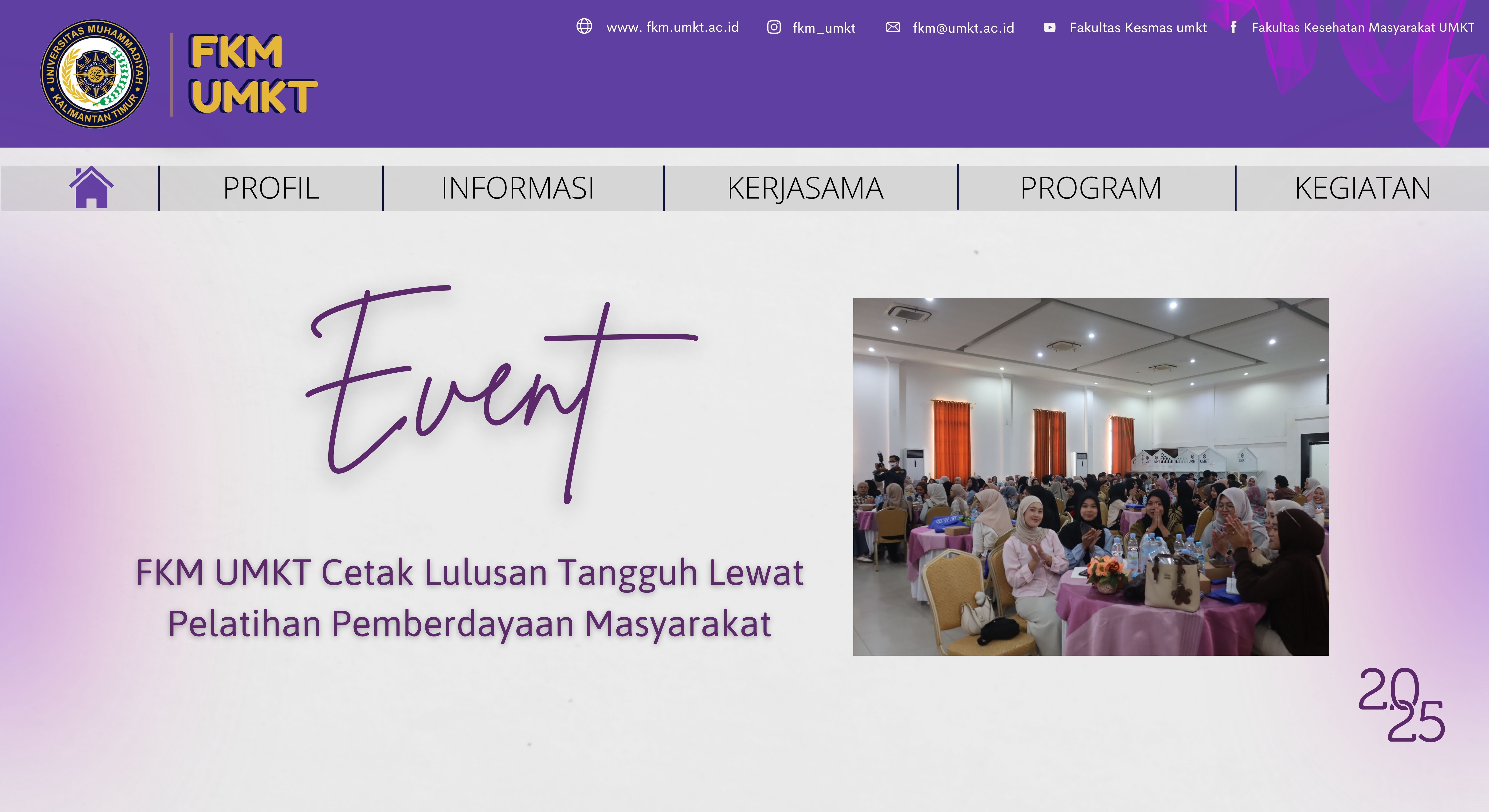 FKM UMKT Cetak Lulusan Tangguh Lewat Pelatihan Pemberdayaan Masyarakat