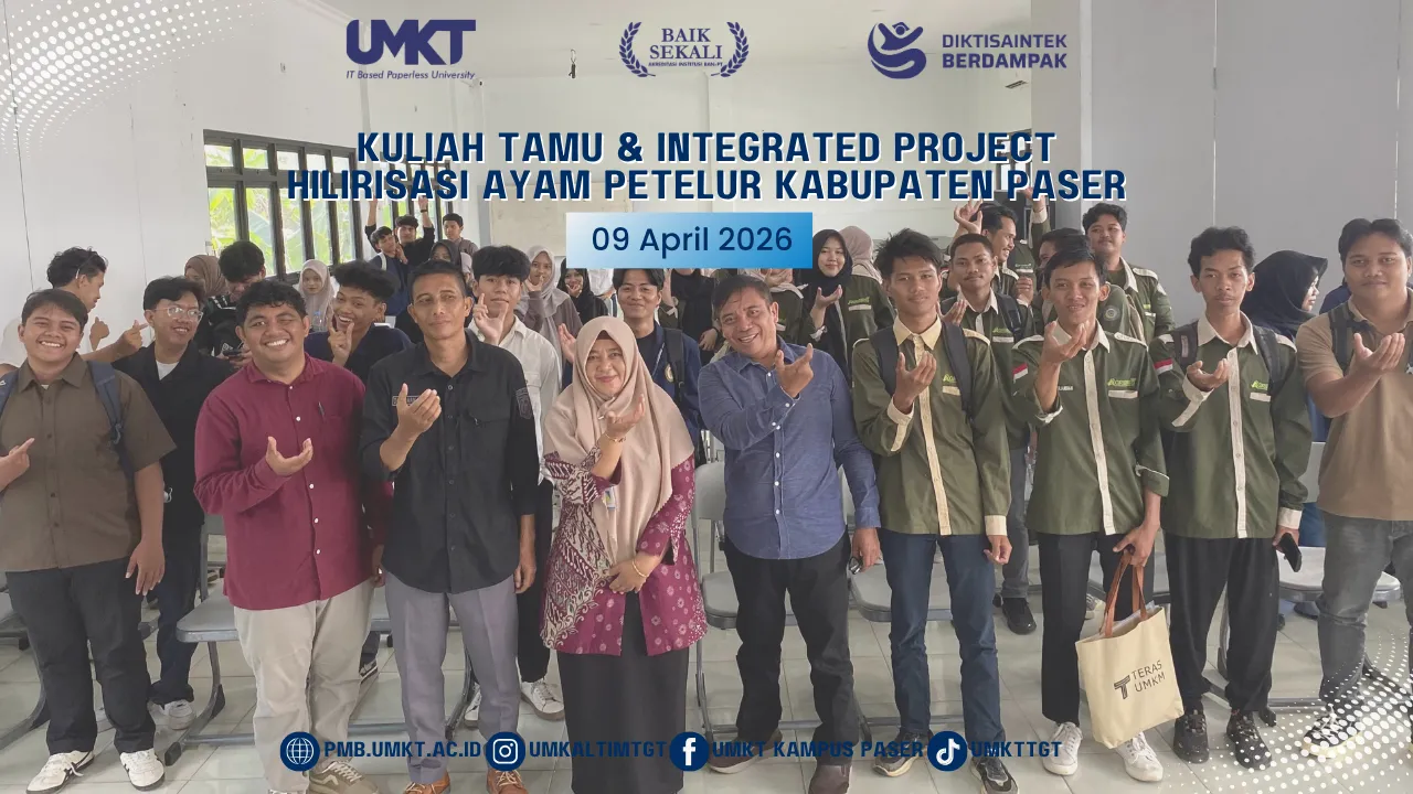 UMKT FPBD Gelar Kuliah Tamu dan Integrated Project Hilirisasi Ayam Petelur di Kabupaten Paser