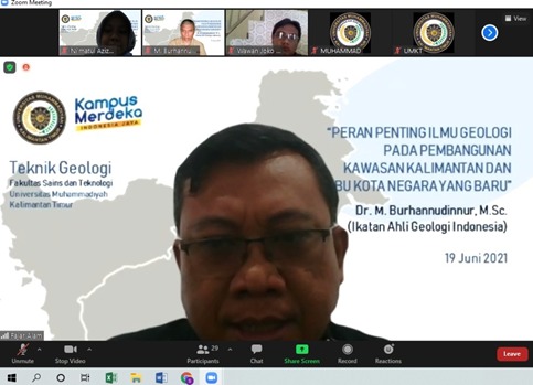 Seminar Geologi UMKT : Soroti Kawasan Kalimantan dan Ibu Kota Baru Negara