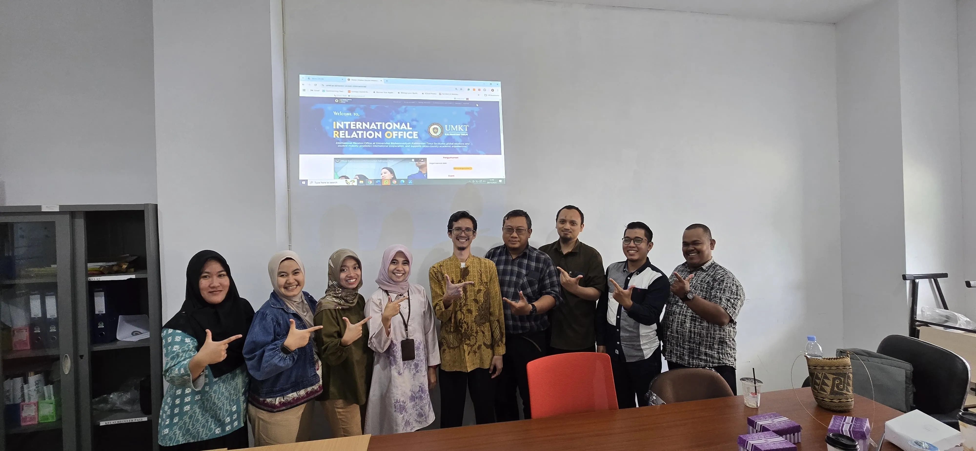 Rapat Koordinasi Persamaan Persepsi antara Fakultas Sains dan Teknologi dengan Kantor Urusan Internasional UMKT Tahun 2024