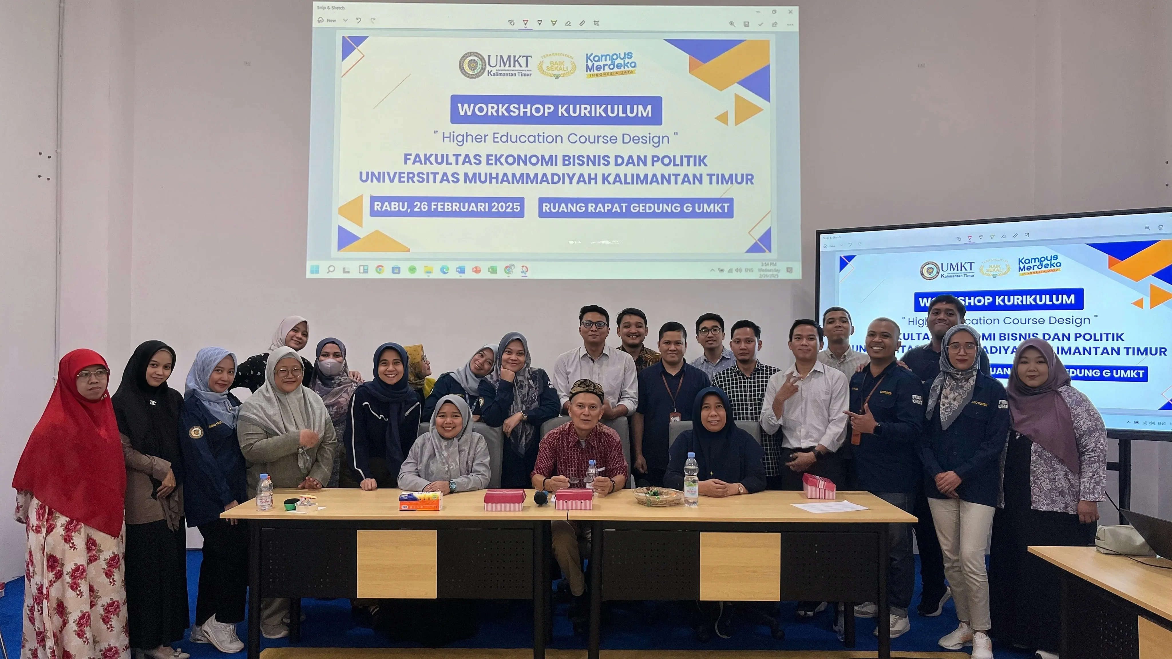 Program Studi S1 Manajemen UMKT Ikuti Workshop Kurikulum dengan tema “Higher Education Course Design