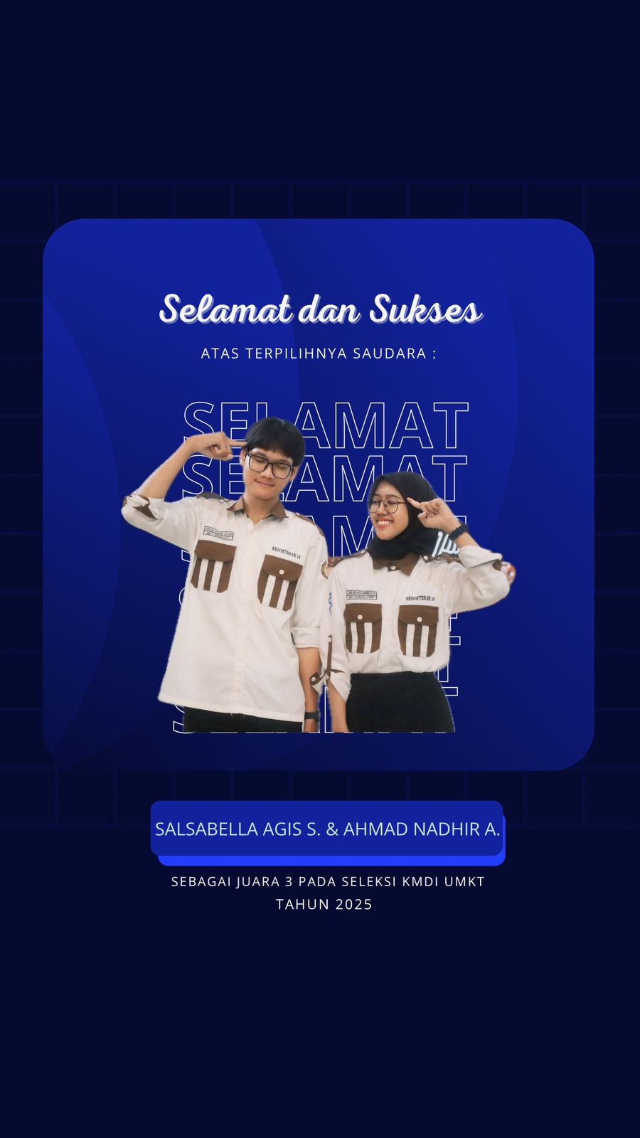 Mahasiswa Fakultas Kedokteran UMKT Meraih Juara 3 Dalam Kompetisi KDMI