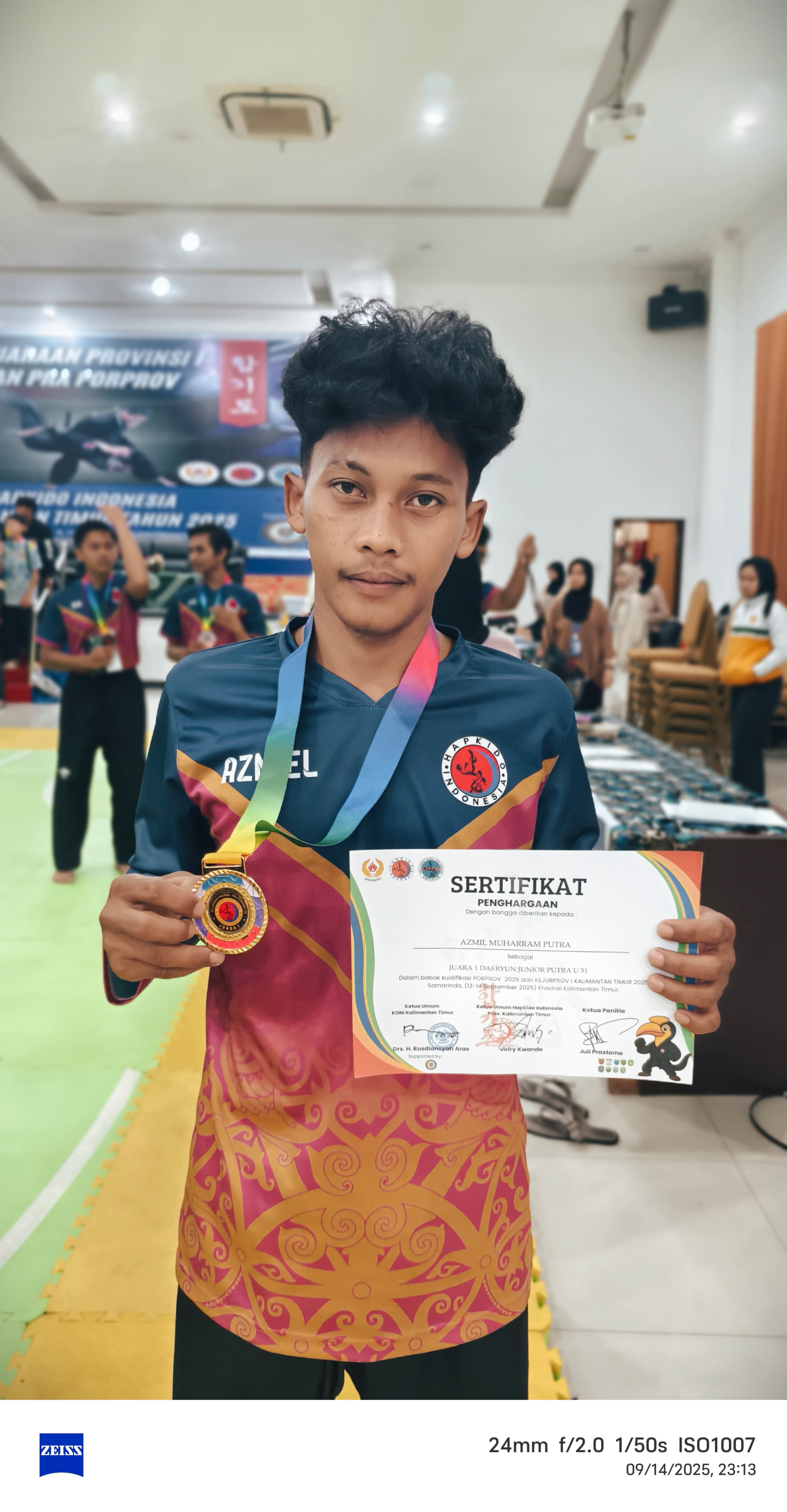 SELAMAT DAN SUKSES KEPADA AZMIL MUHARRAM HUDA ATAS RAIHAN MEDALI EMAS DI BABAK KUALIFIKASI PORPOV 2025 & KEJURPROV 1 KALTIM 2025