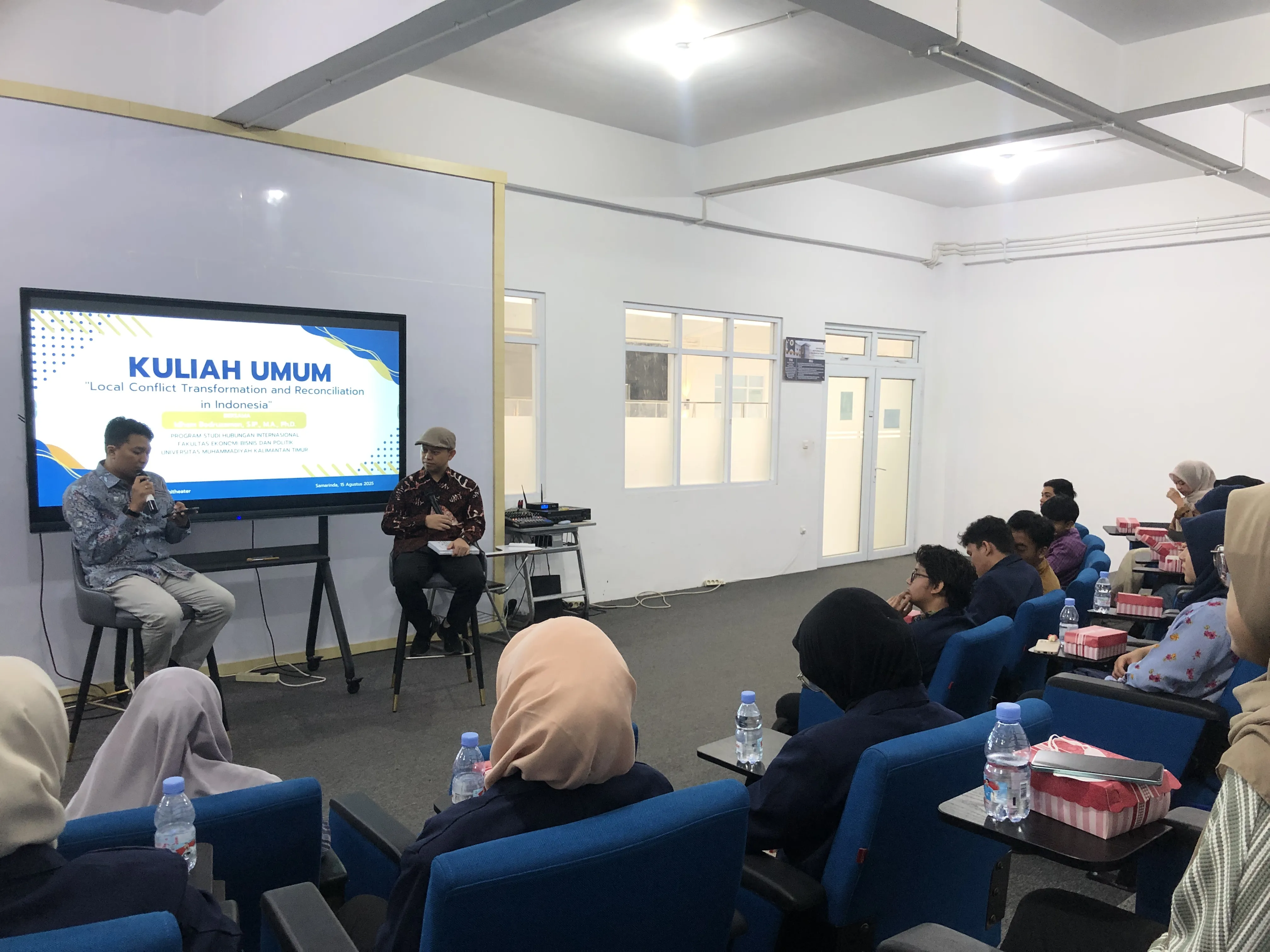 Kuliah Umum Prodi Hubungan Internasional  Tema: Local Conflict Transformation and Reconciliations in Indonesia