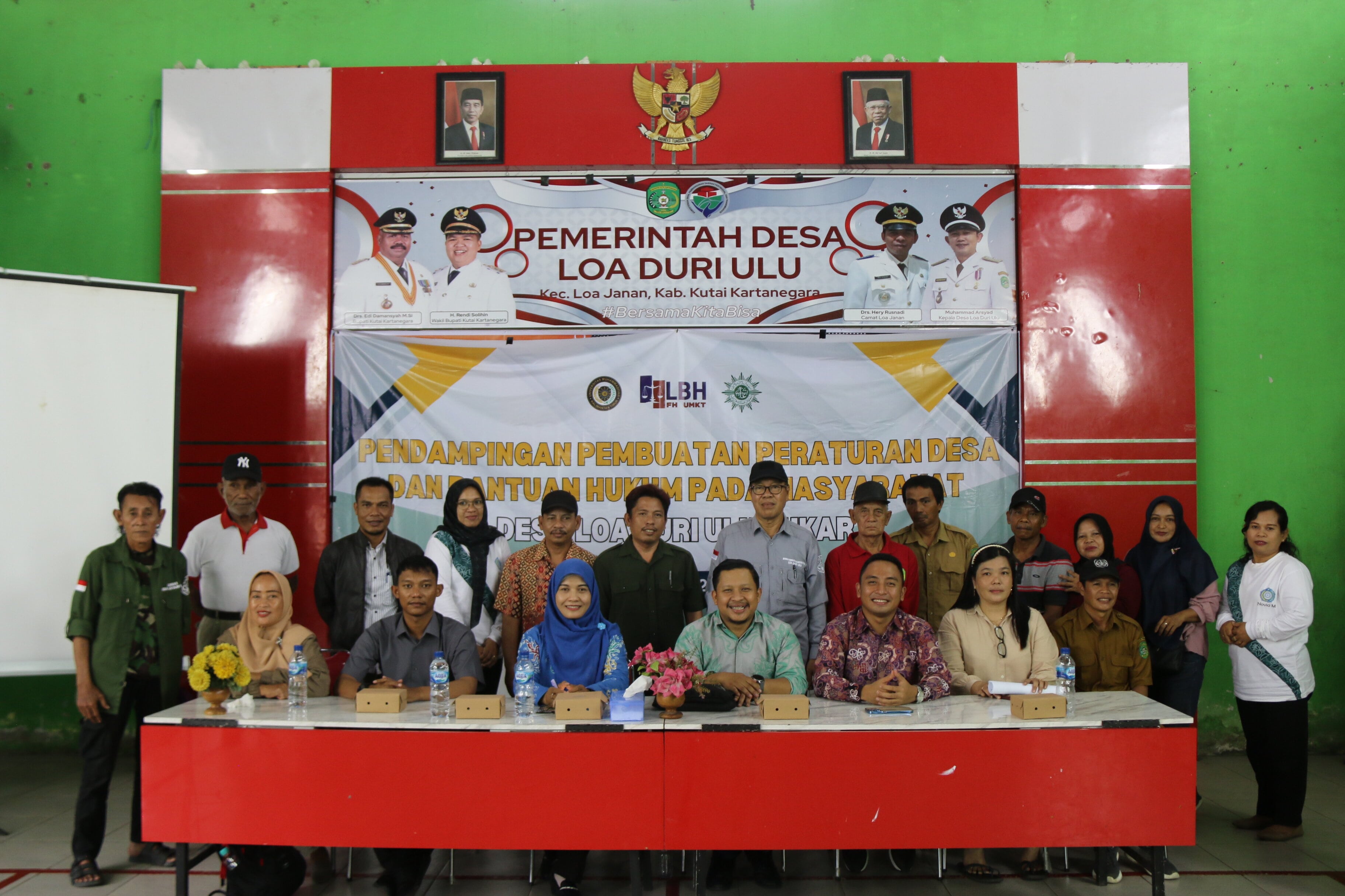 Penyuluhan Bantuan Hukum dan Pendampingan Pembuatan Peraturan Desa di desa Loa Duri Ulu Kab. Kutai Kartanegara