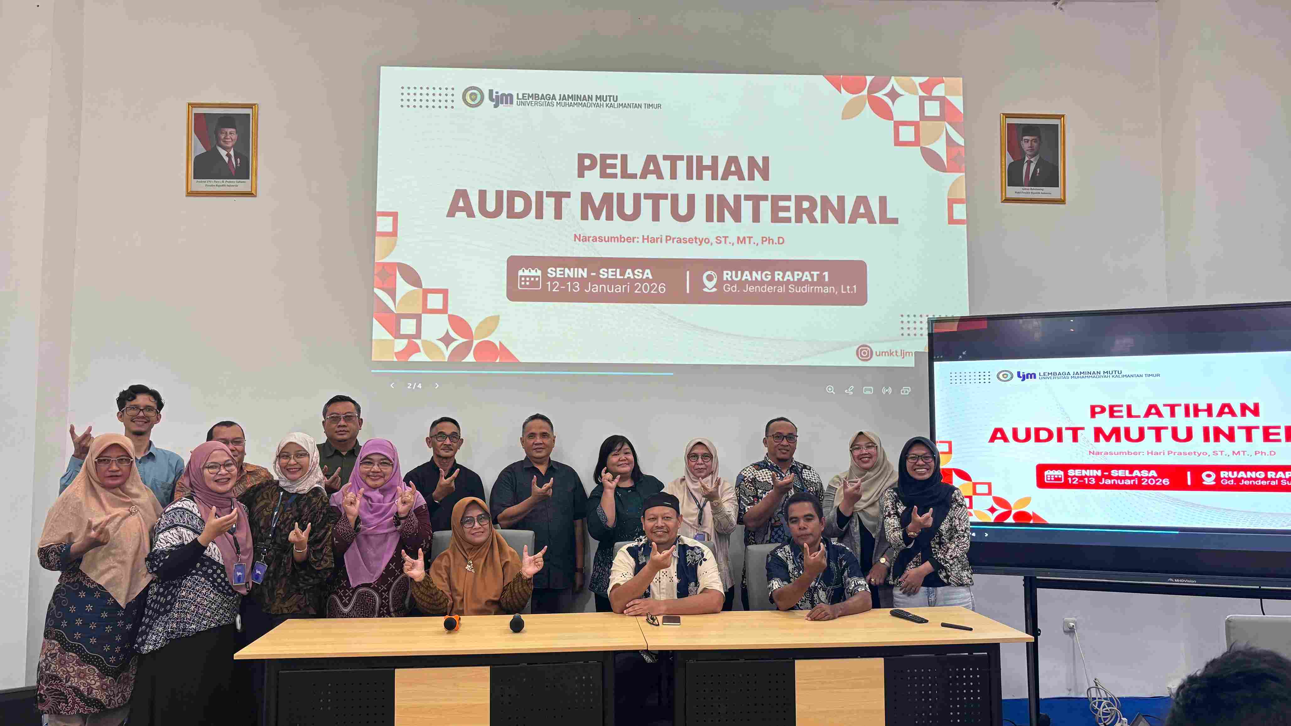 Lembaga Jaminan Mutu UMKT Gelar Pelatihan Audit Mutu Internal Berbasis Risiko