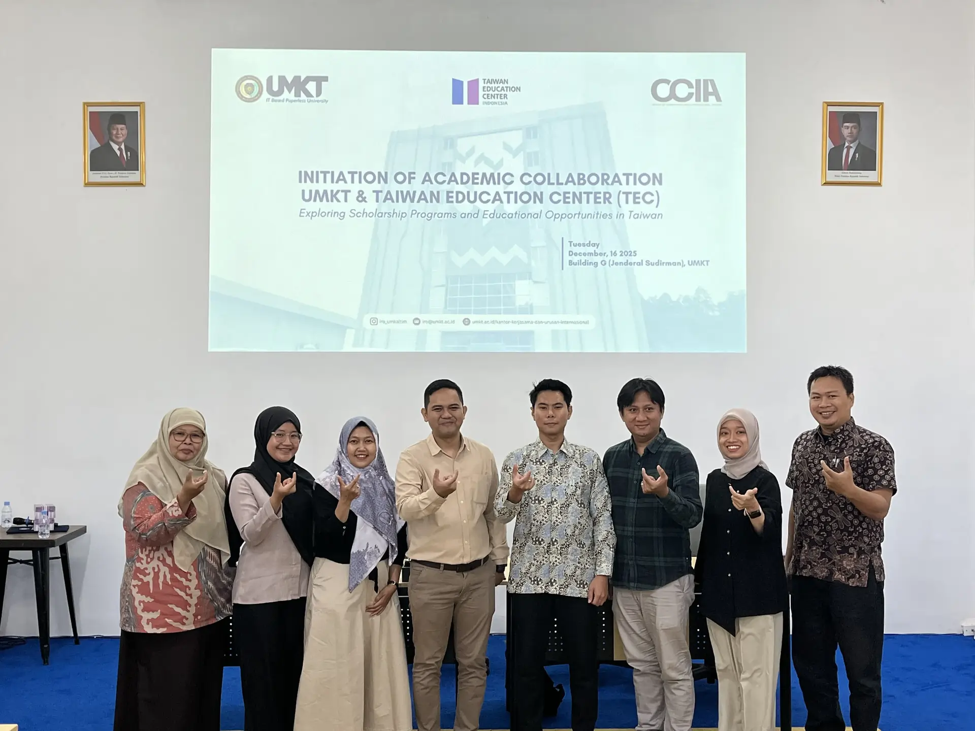 UMKT Terima Kunjungan Resmi Taiwan Education Center, Bahas Peluang Kerja Sama Internasional