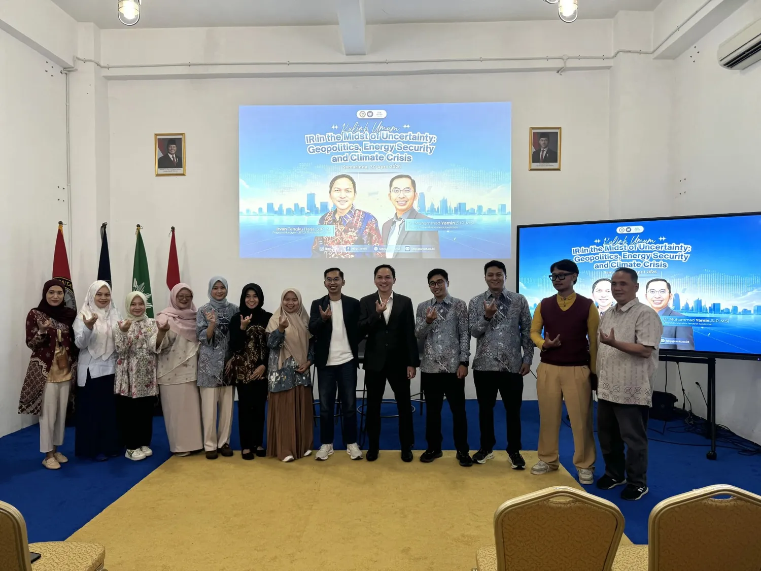 Kuliah Umum: Hubungan Internasional di Tengah Ketidakpastian: Geopolitik, Keamanan Energi, dan Krisis Iklim