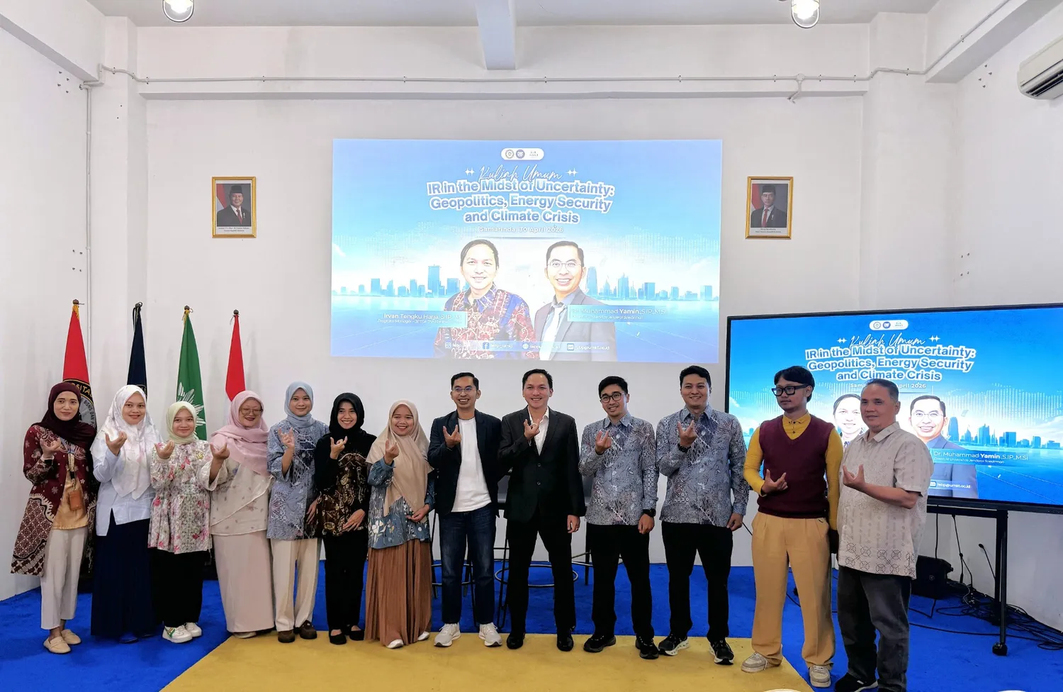 Kuliah Umum HI UMKT Bahas Geopolitik, Ketahanan Energi, dan Krisis Iklim