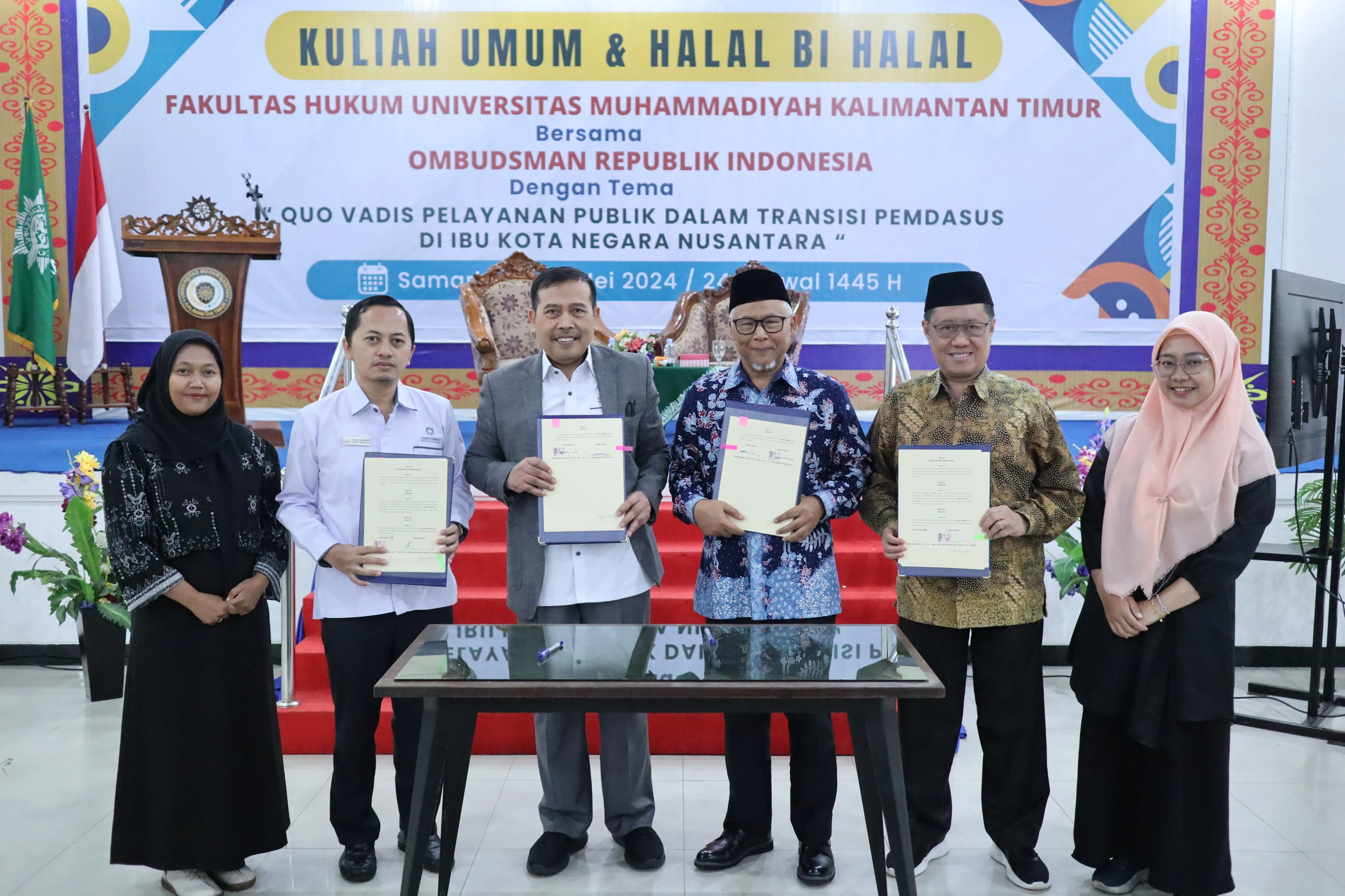 Kuliah Umum & Halal Bihalal Fakultas Hukum Universitas Muhammadiyah Kalimantan Timur