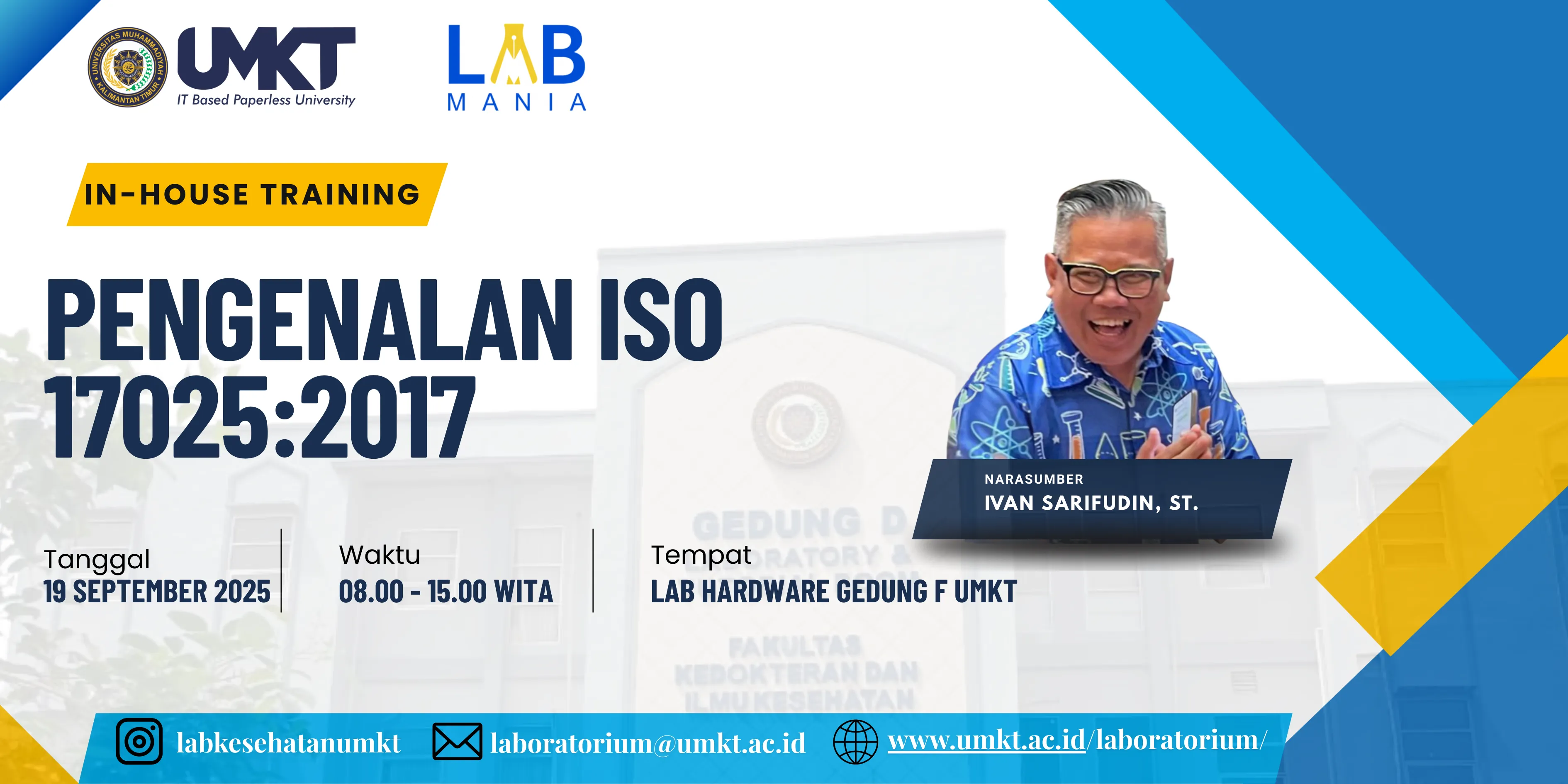 IN-HOUSE TRAINING PENDAMPINGAN PENGENALAN ISO 17025:2017