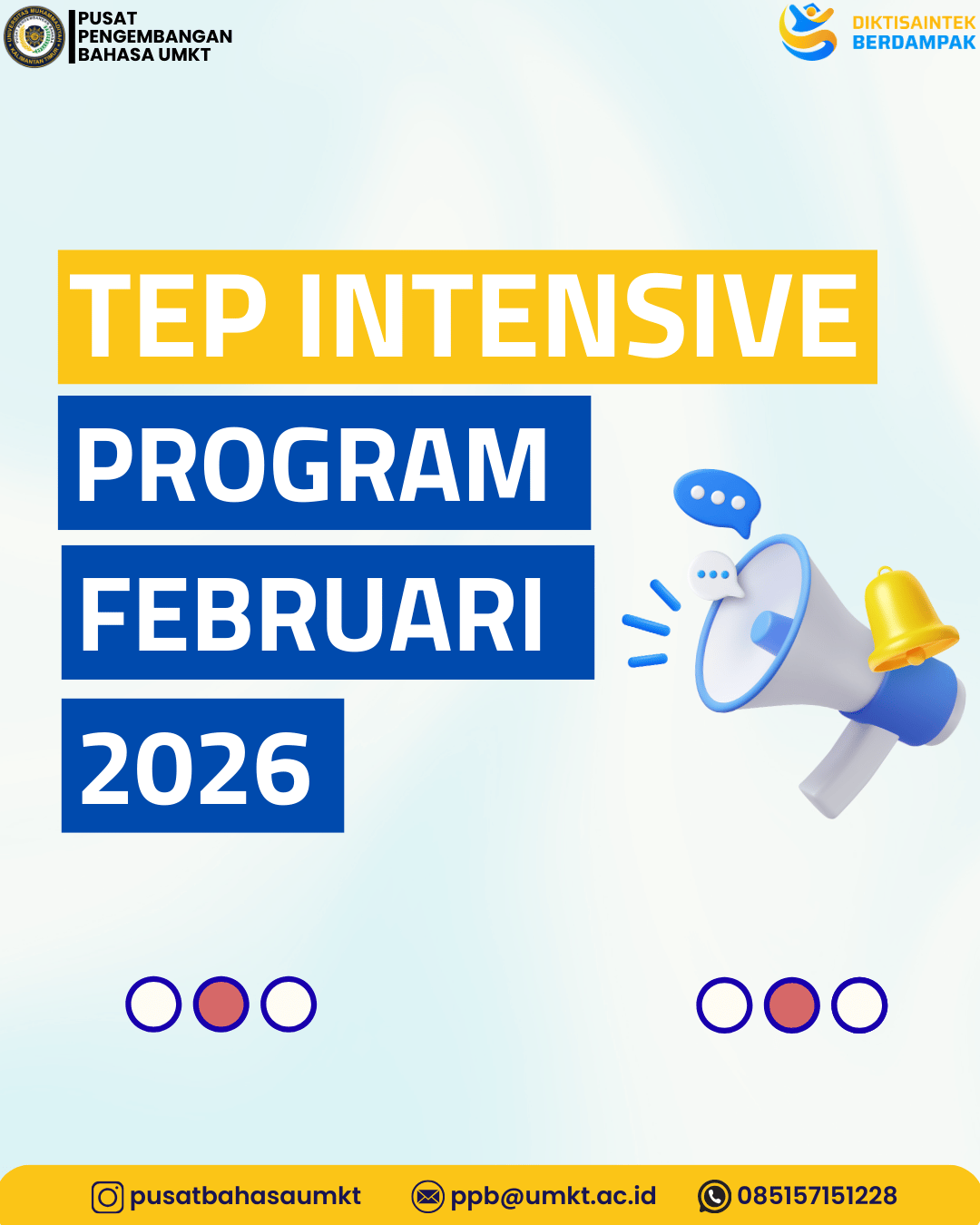 Pengumuman Daftar Peserta TEP Intensive Program Februari 2026