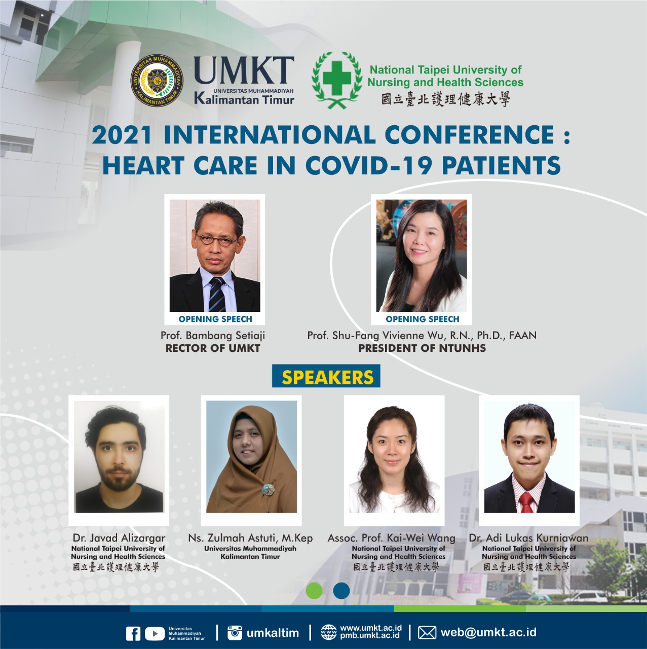 JOIN WITH US ! 2021 INTERNATIONAL CONFERENCE: HEART CARE IN COVID-19 PATIENTS