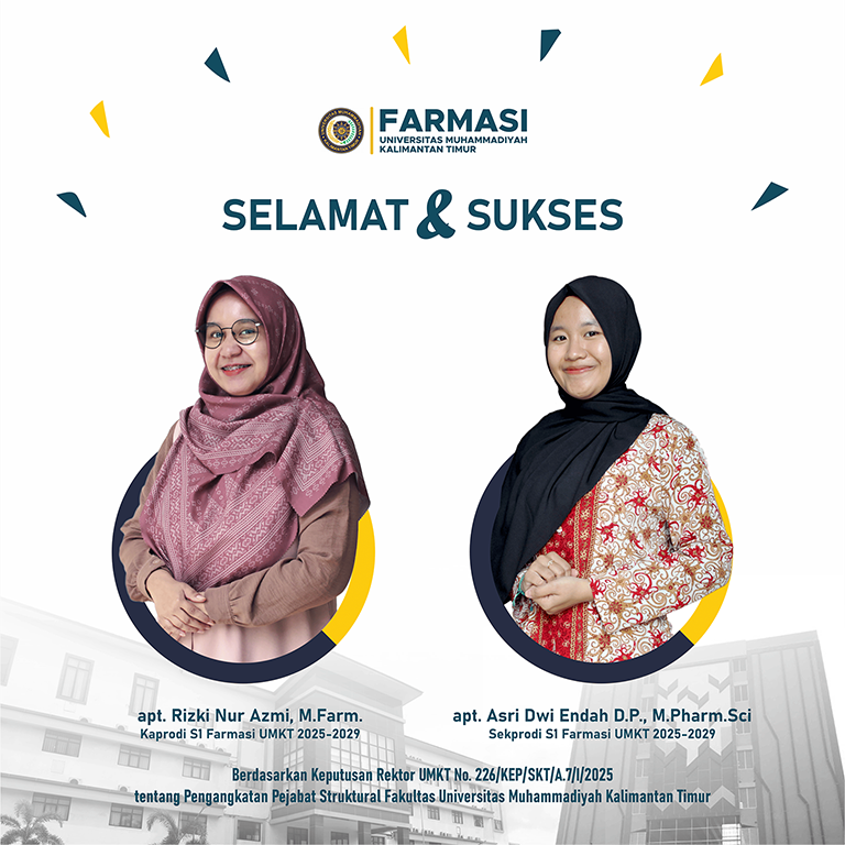 Tampuk Kepemimpinan Berpindah, apt. Rizki Nur Azmi, M.Farm. Pimpin Program Studi S1 Farmasi UMKT