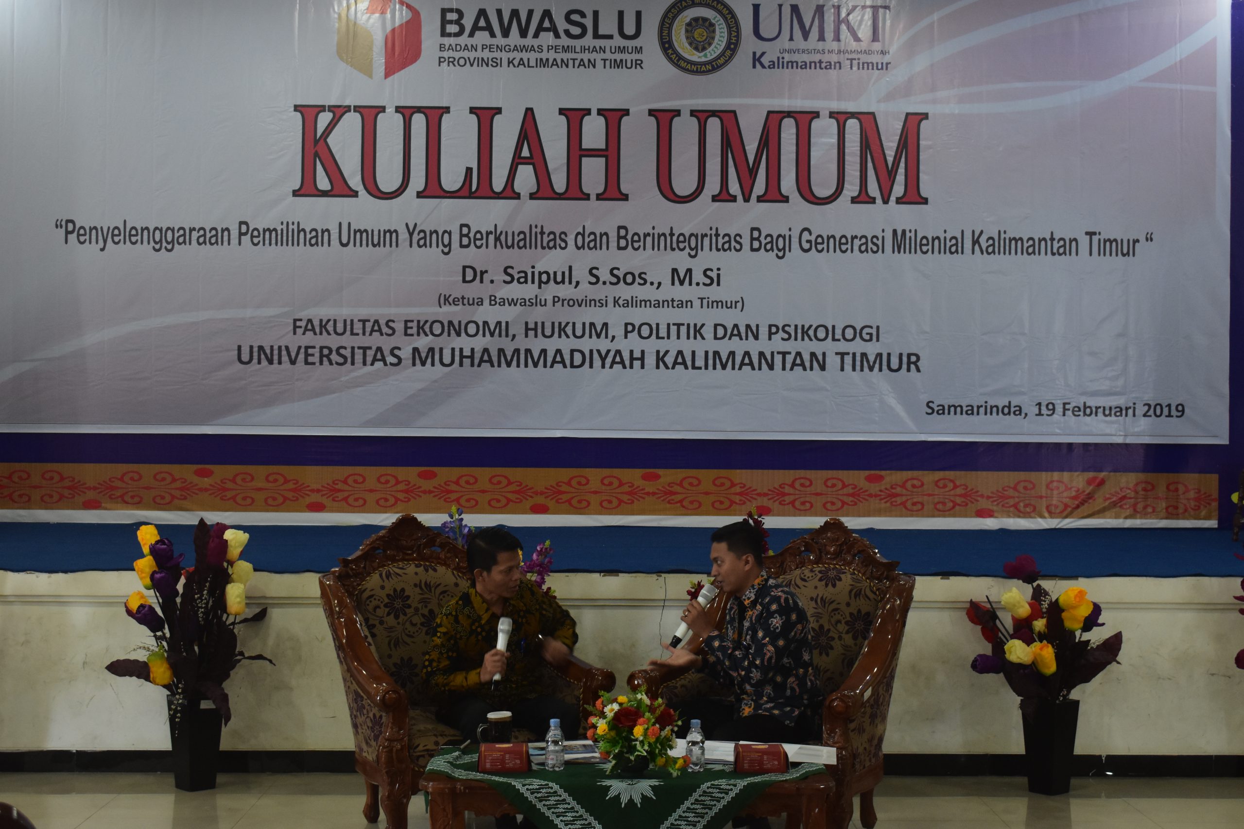 Kuliah Umum: Pemilihan Umum Yang Berkualitas dan Berintegritas Bagi Generasi Milenial Kalimantan Timur